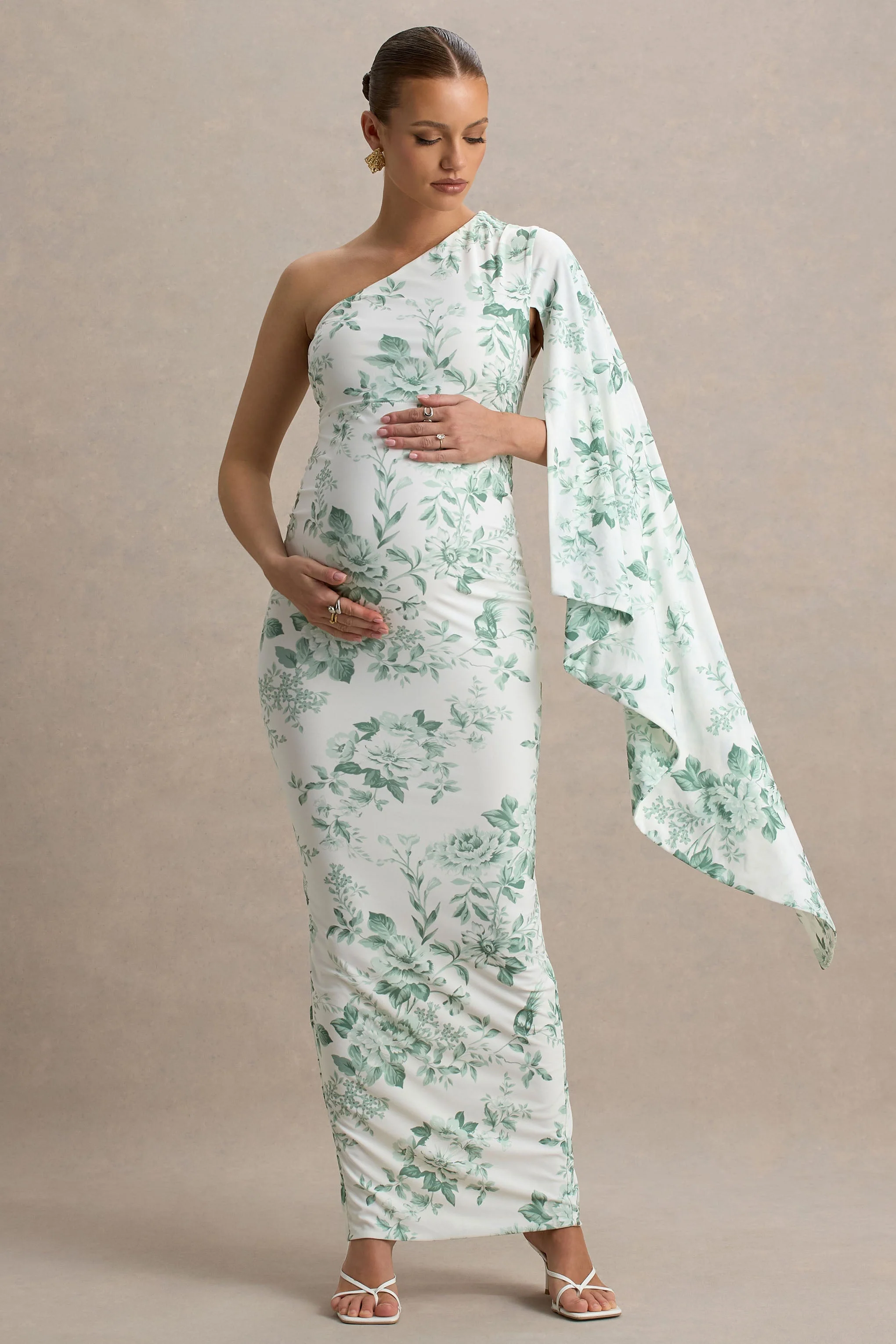23440-aliana-green-porcelain-print-asymmetric-maternity-maxi-dress-with-ruched-detailing-1.webp