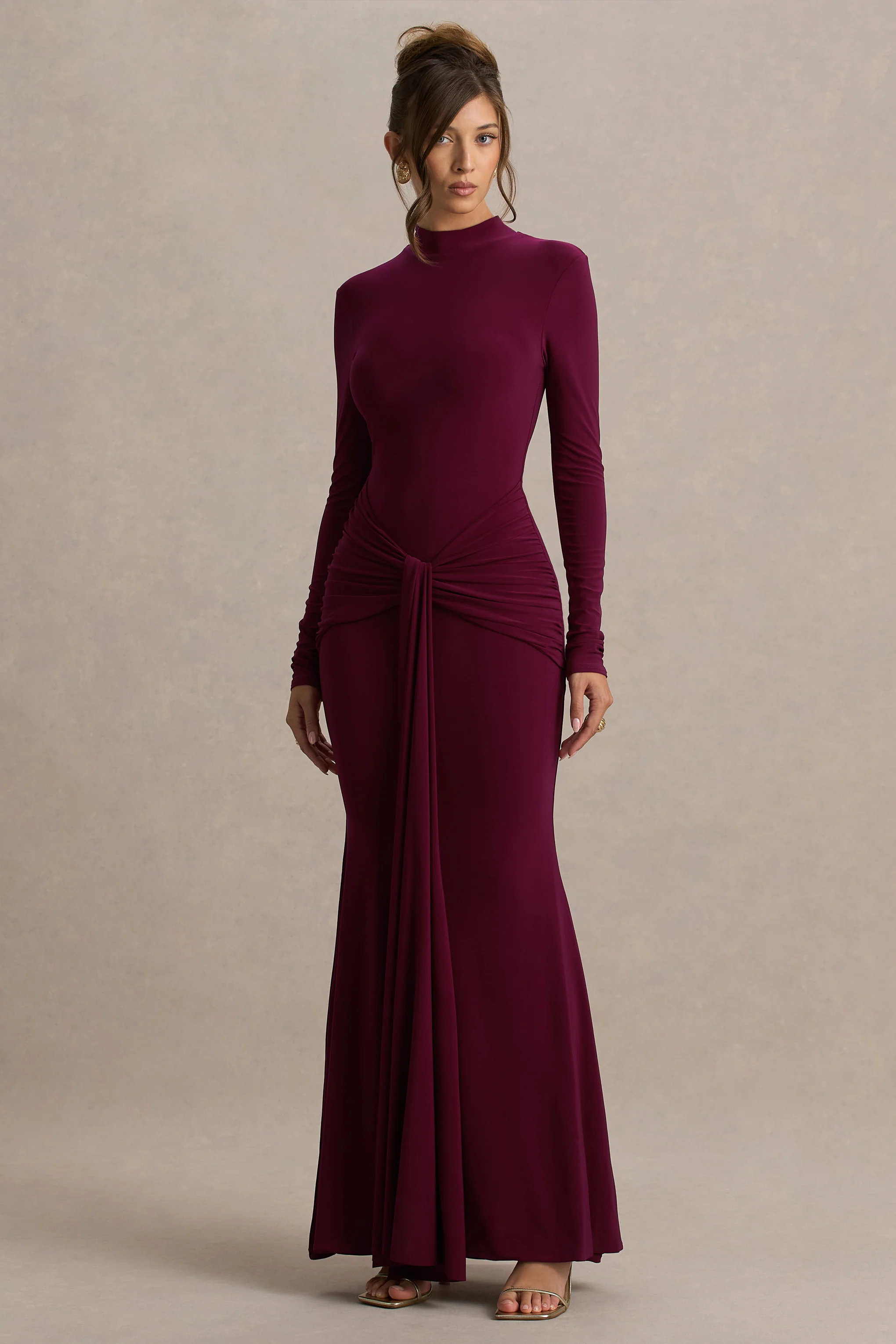 2480-pietra-berry-high-neck-long-sleeve-knot-maxi-dress-1.webp