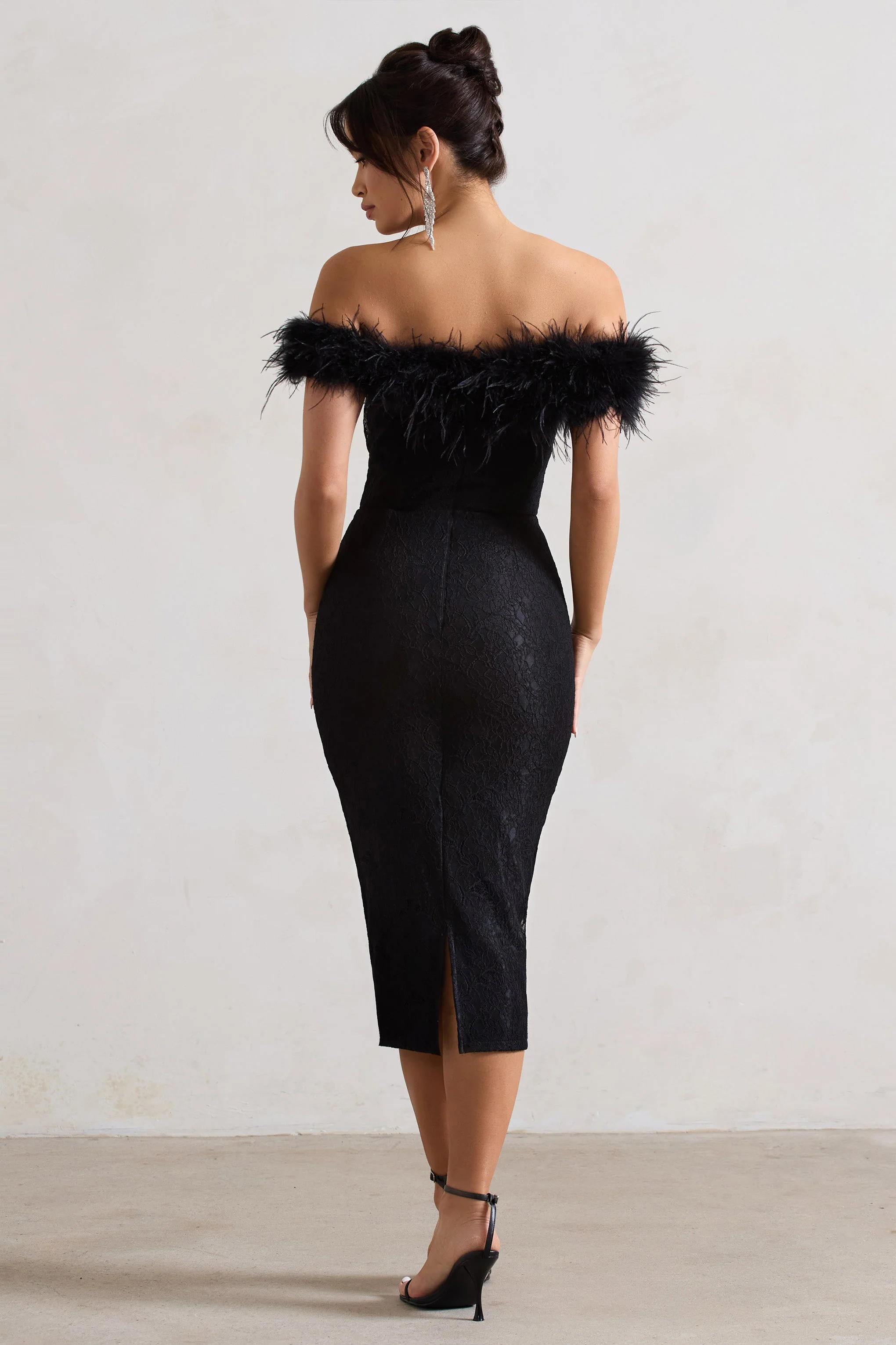 2537-maiden-black-lace-bardot-midi-dress-with-feather-trim-1.webp