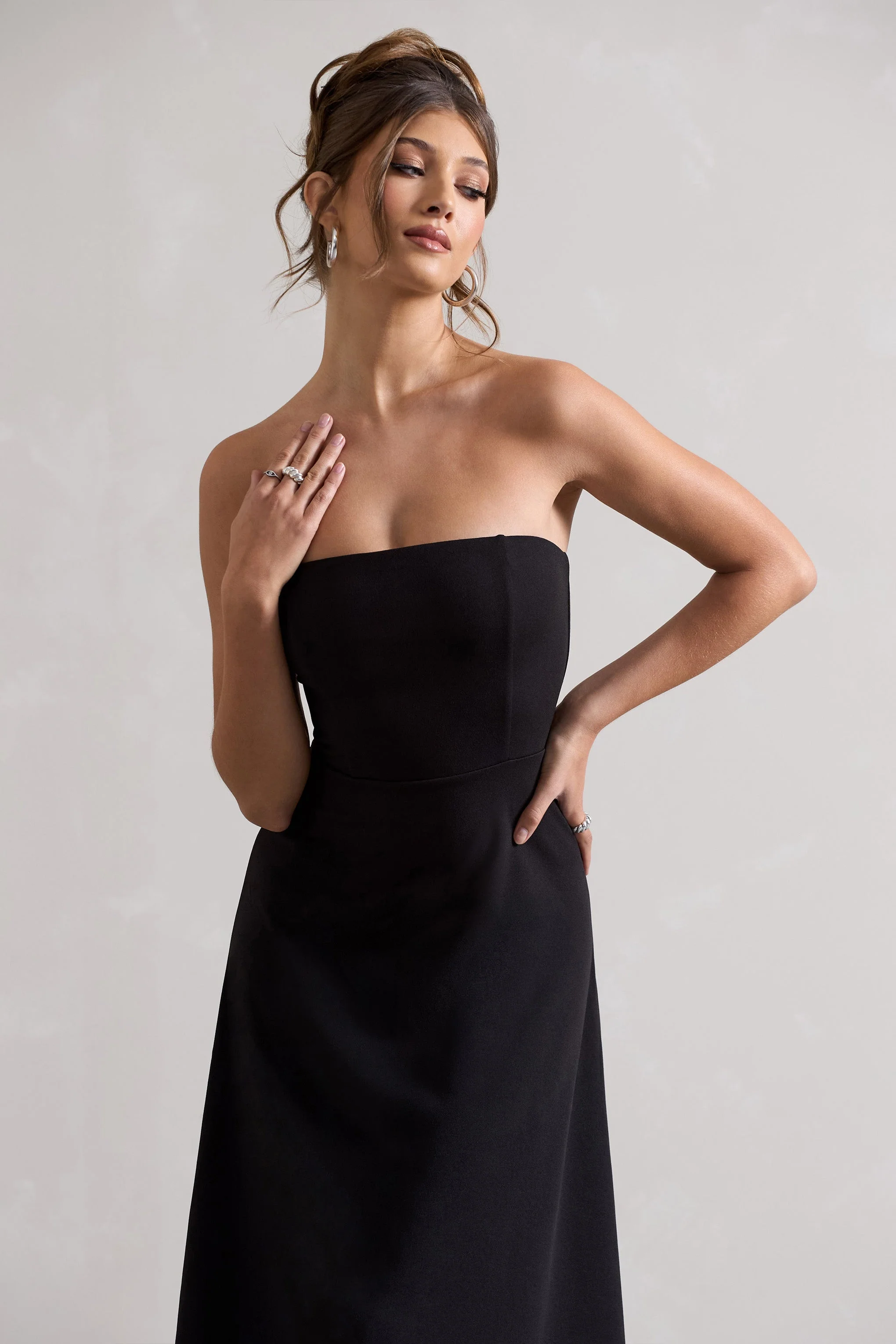 3146-ariela-black-bandeau-high-low-midi-dress-1.webp