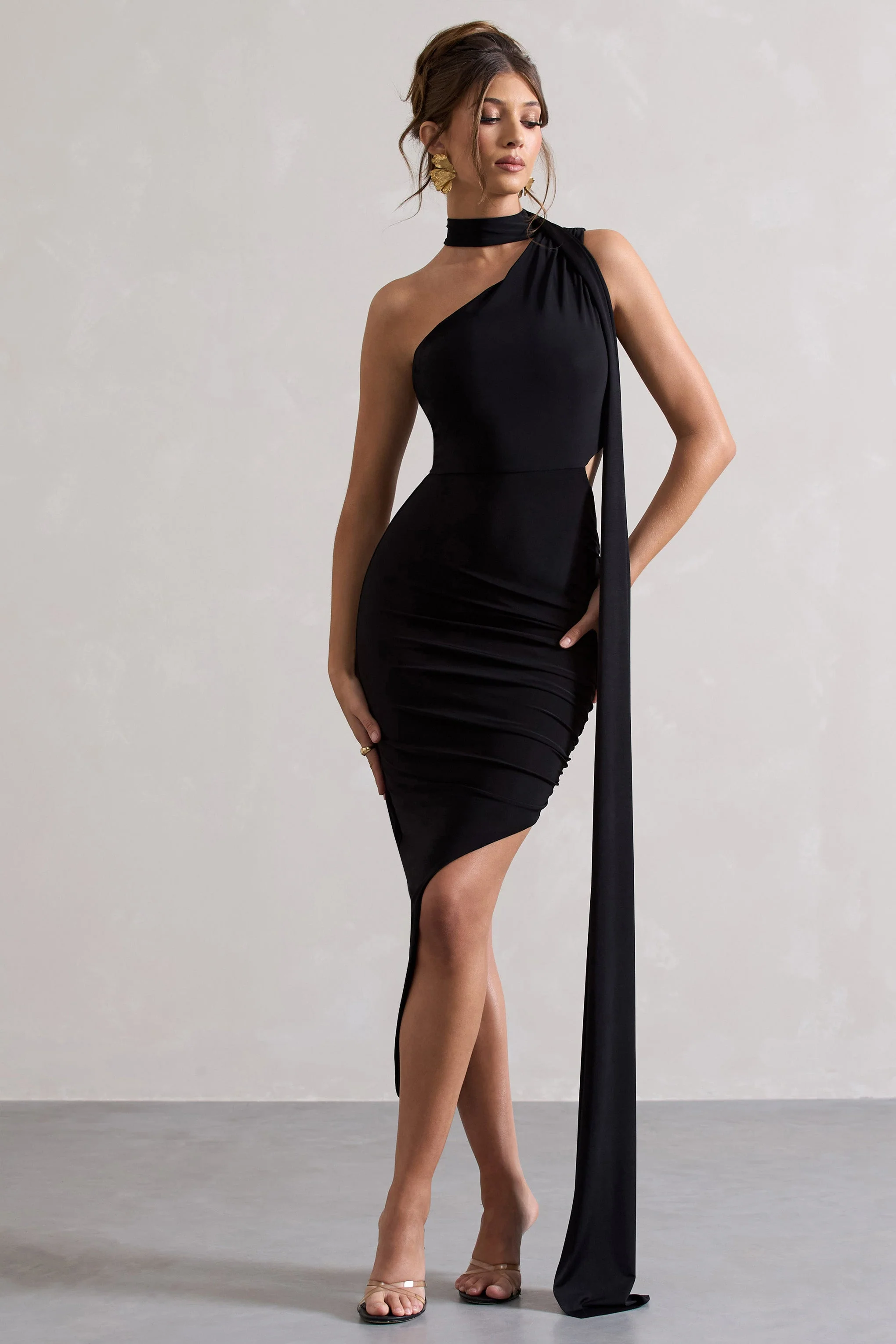 3172-icon-black-one-shoulder-cut-out-maxi-dress-with-scarf-1.webp