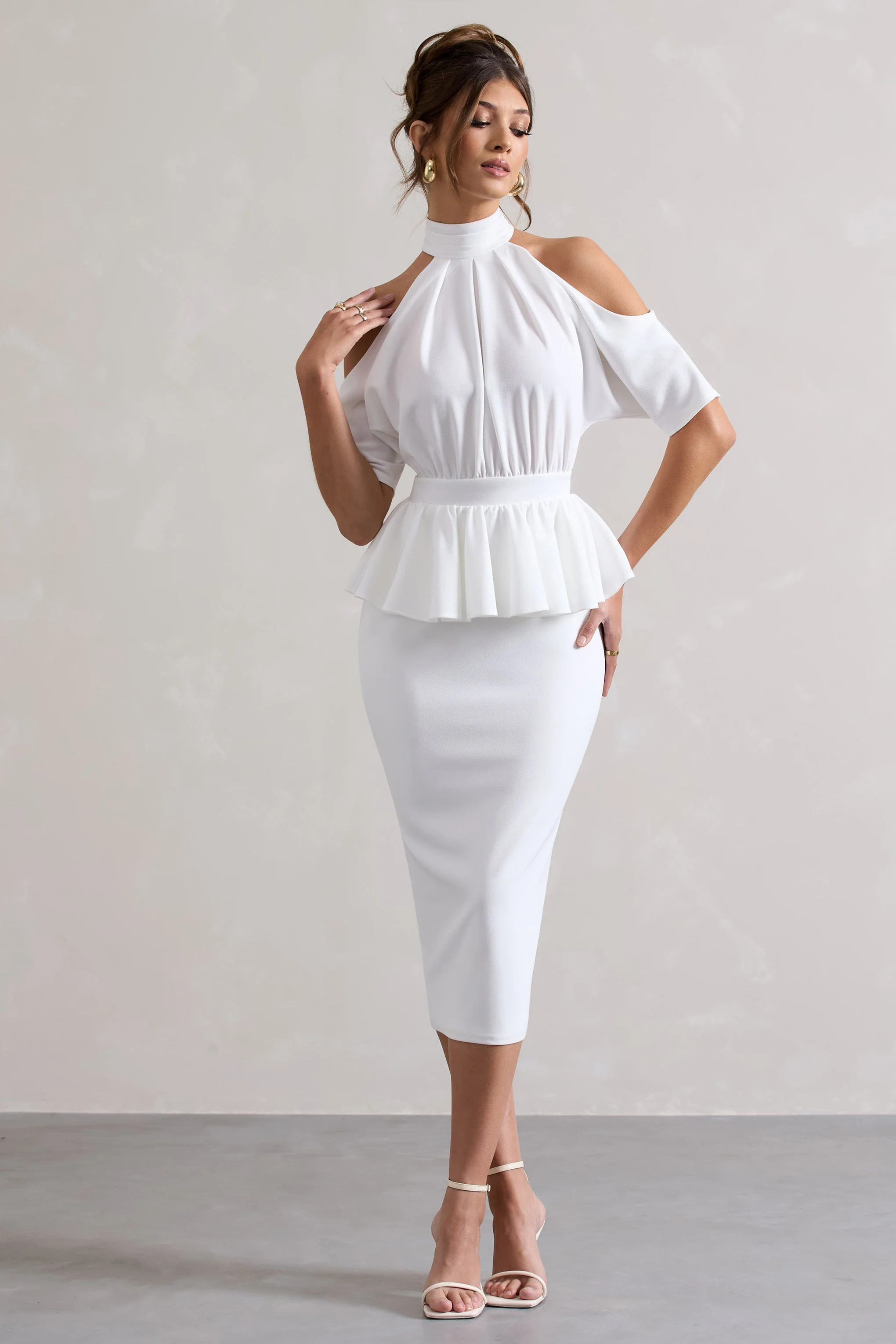 3212-yves-white-high-neck-cut-out-midi-dress-with-peplum-waist-1.webp