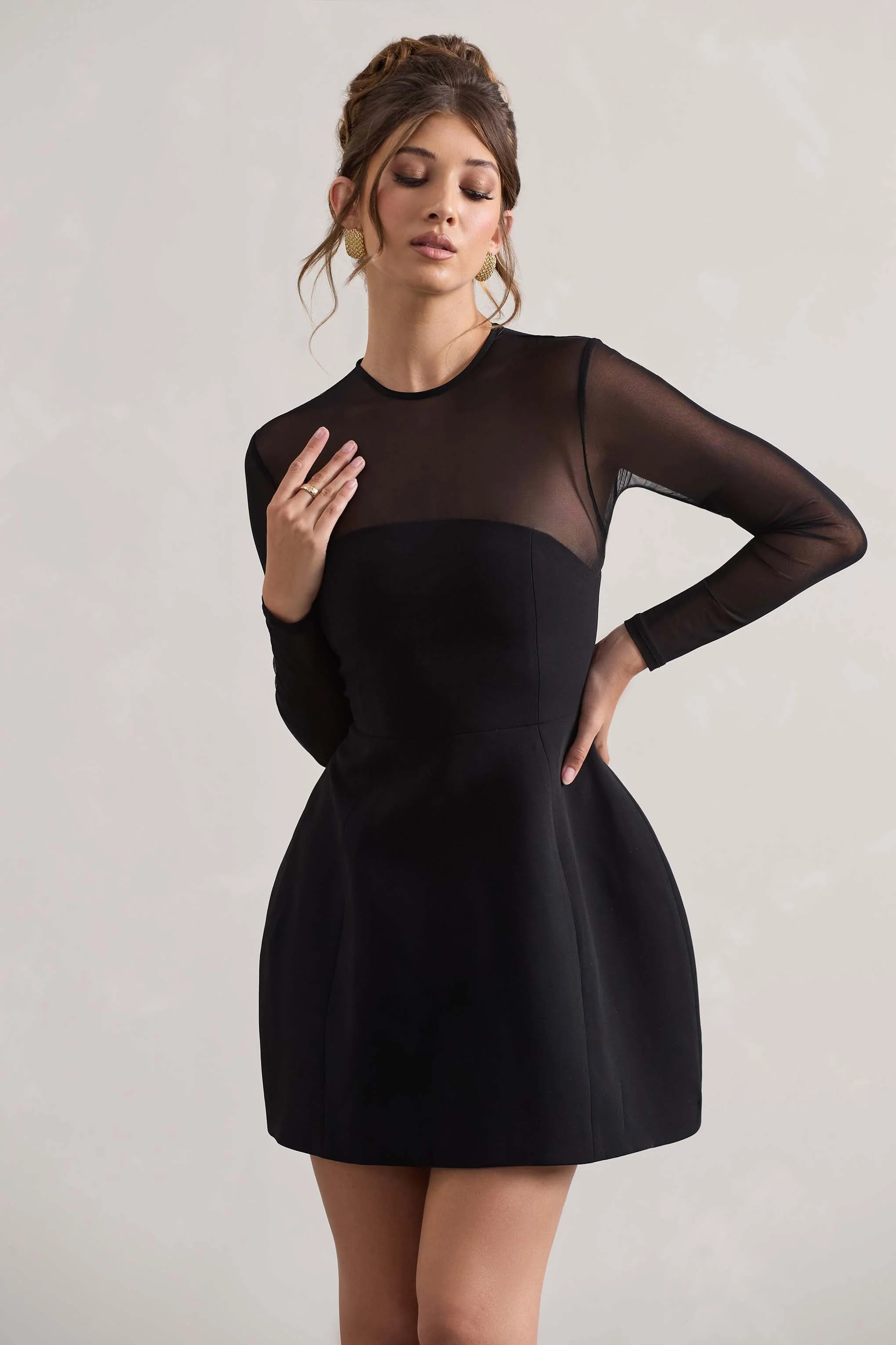 3745-austen-black-mesh-long-sleeve-mini-dress-1.webp