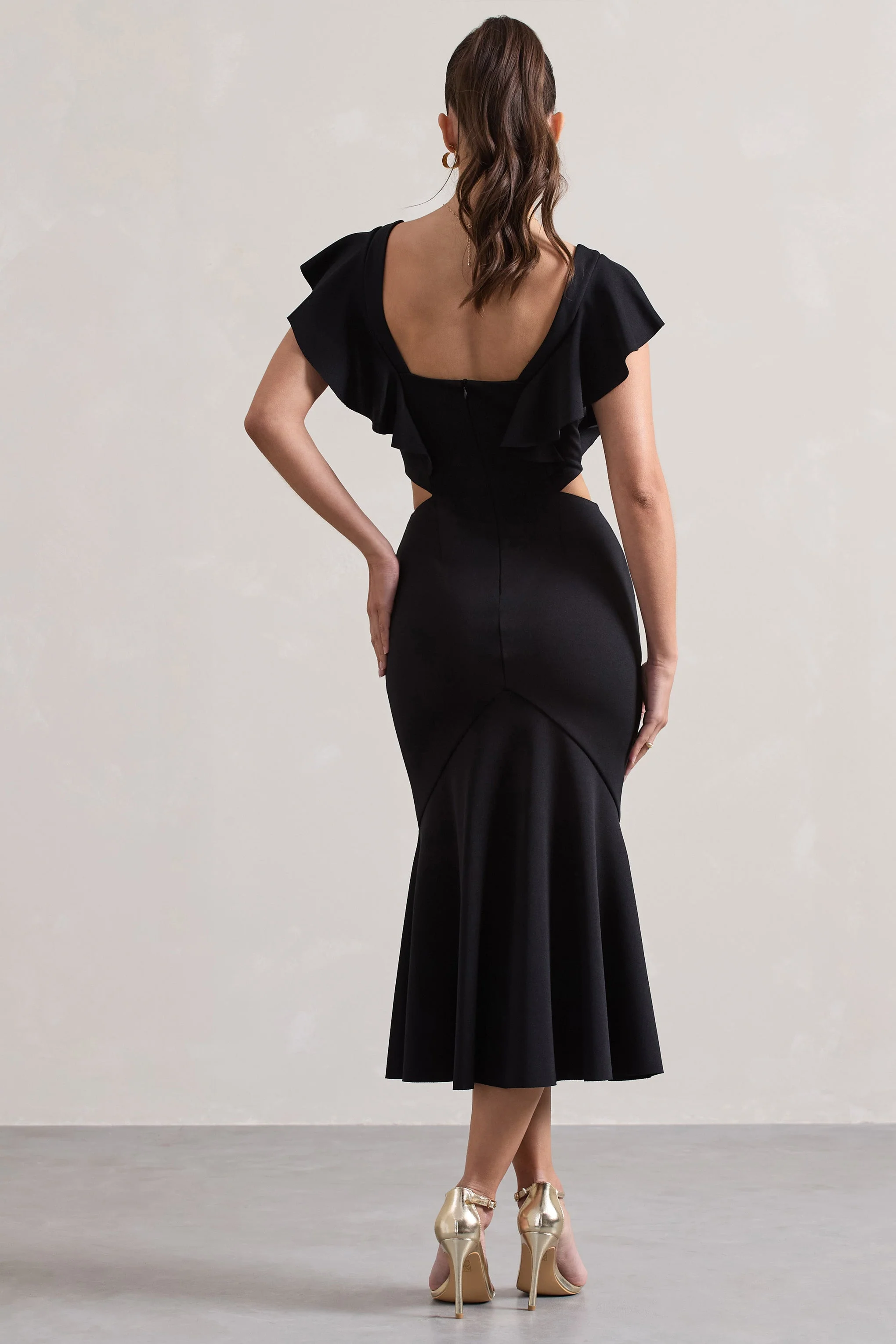 3939-macey-black-square-neck-cut-out-ruffled-midi-dress-1.webp