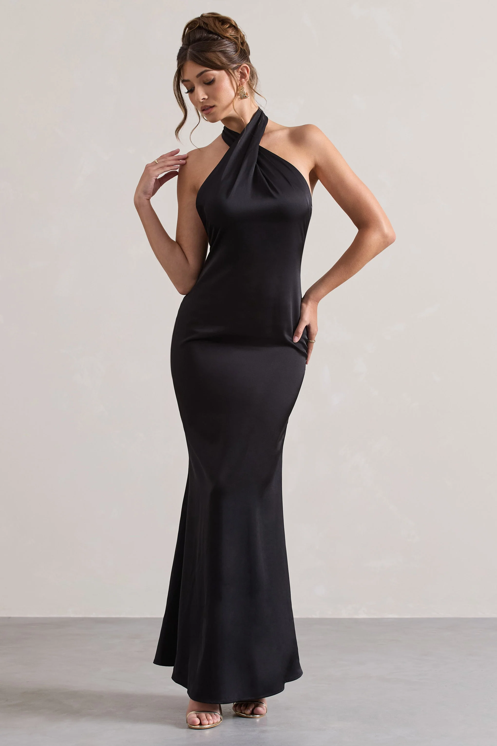 4114-unbeatable-black-satin-cross-over-halter-neck-maxi-dress-1.webp