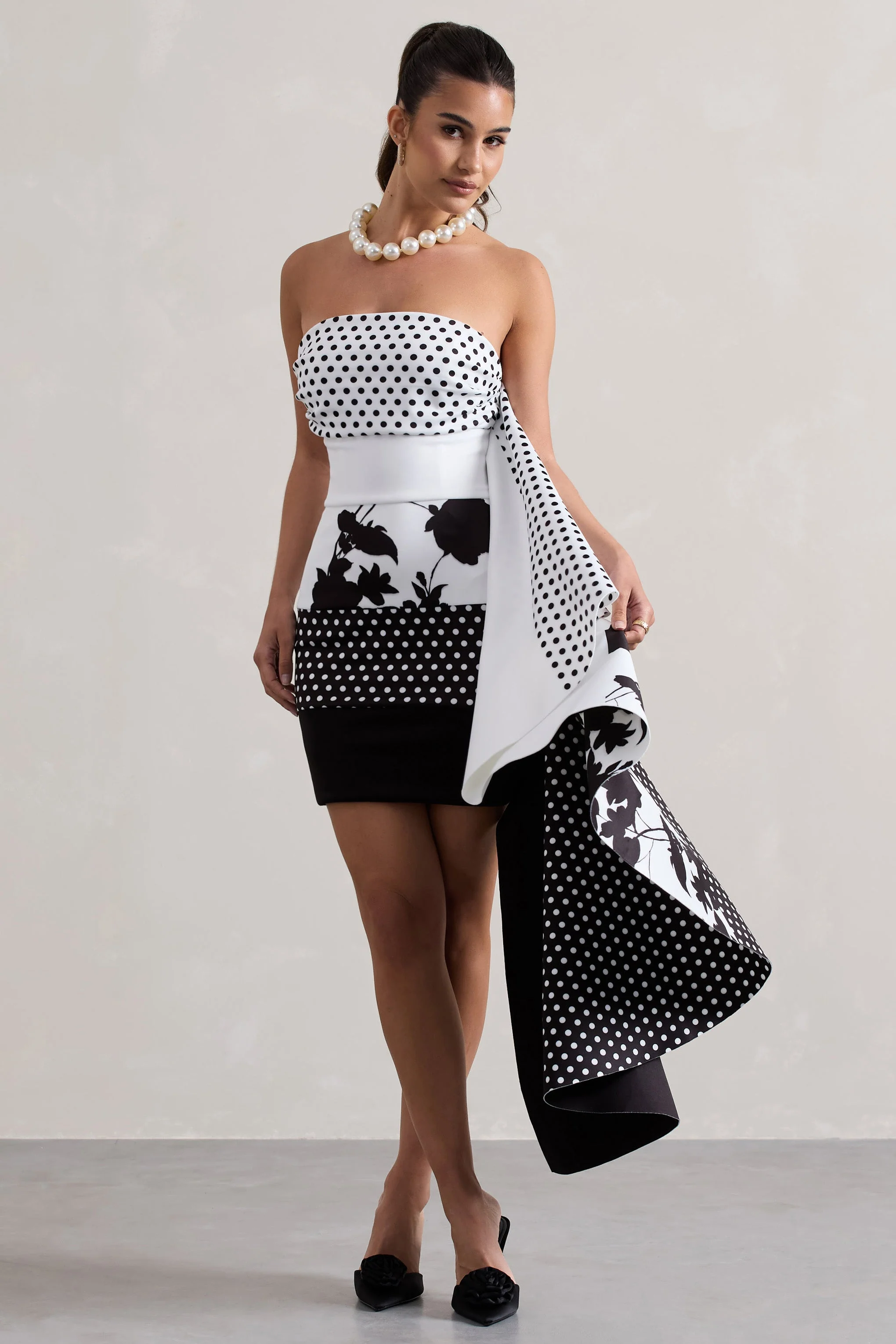 4208-variety-multi-print-bandeau-mini-dress-with-ruffled-side-drape-1.webp