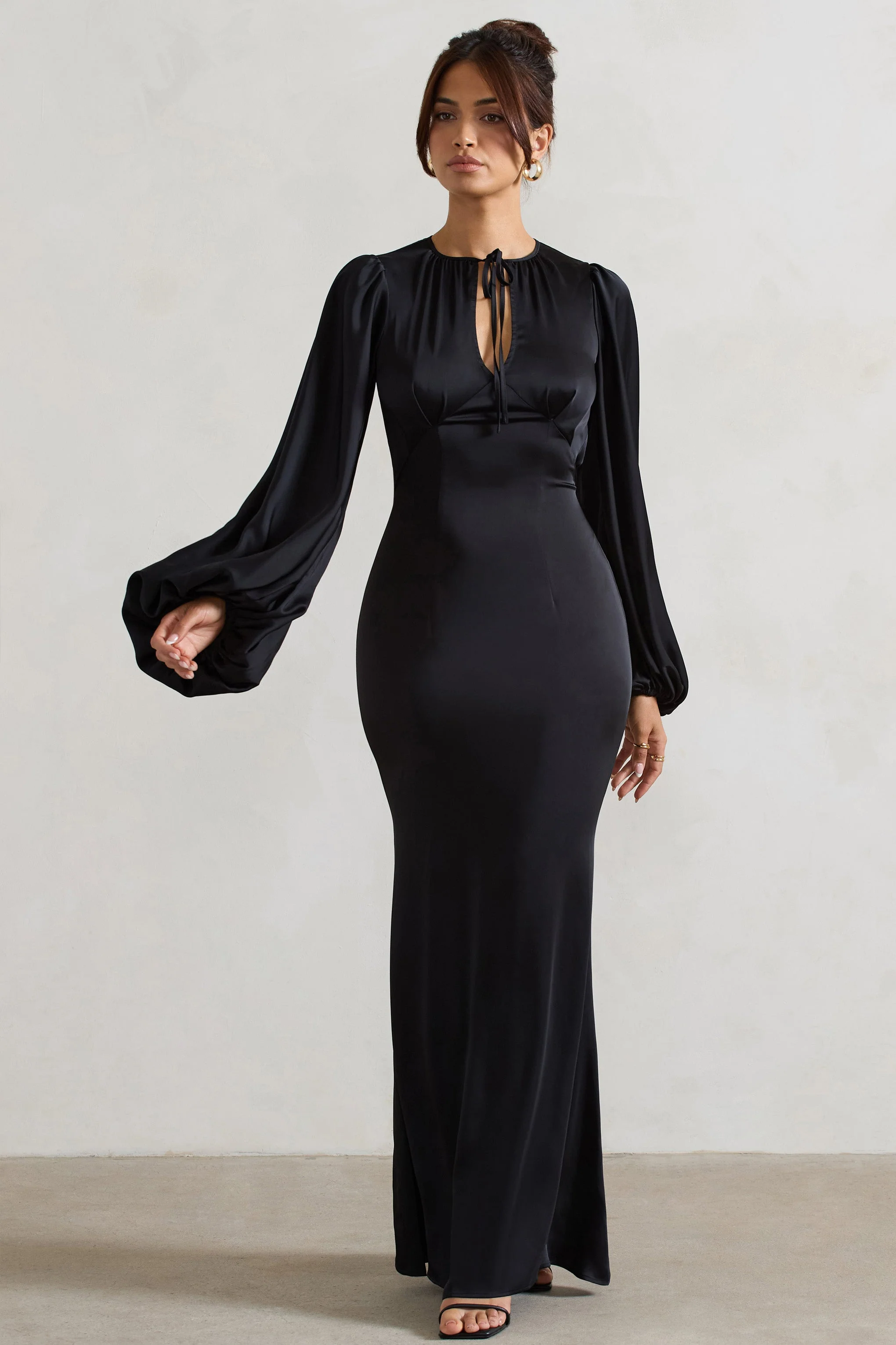 4298-wild-rose-black-satin-puff-sleeve-cut-out-maxi-dress-1.webp