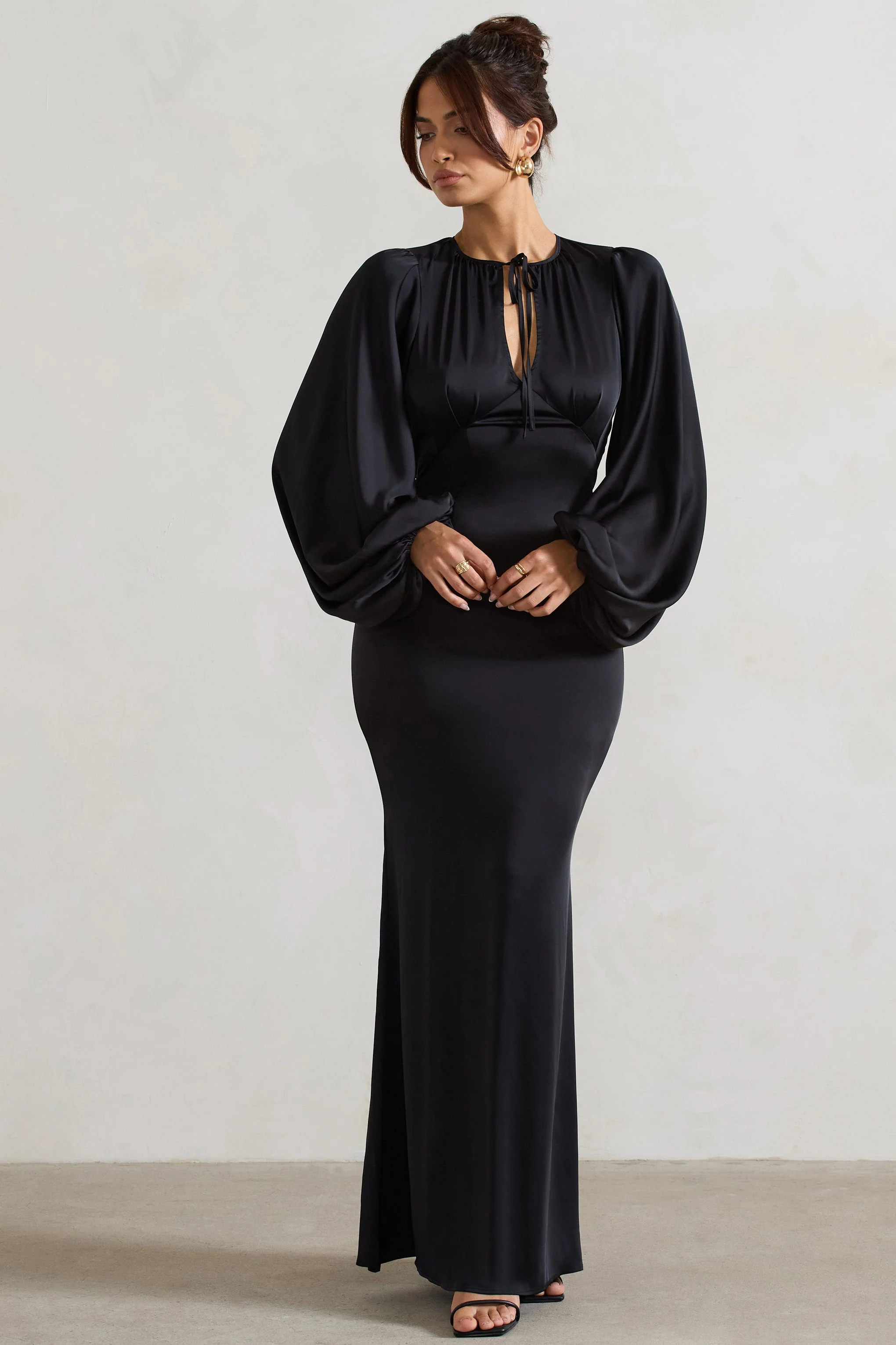 4298-wild-rose-black-satin-puff-sleeve-cut-out-maxi-dress-1.webp
