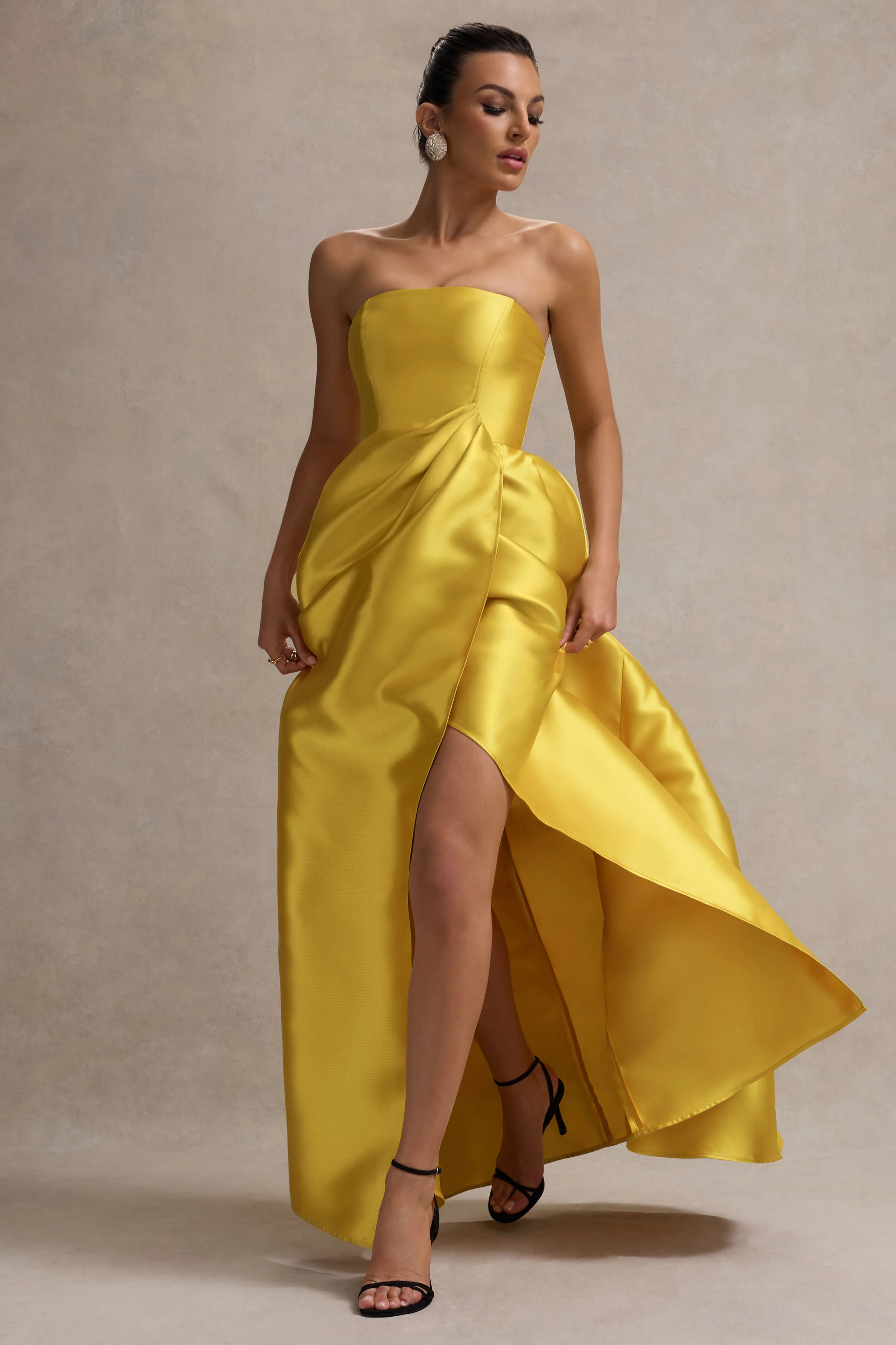 4354-universe-mustard-bandeau-split-puff-skirt-maxi-dress-1.webp