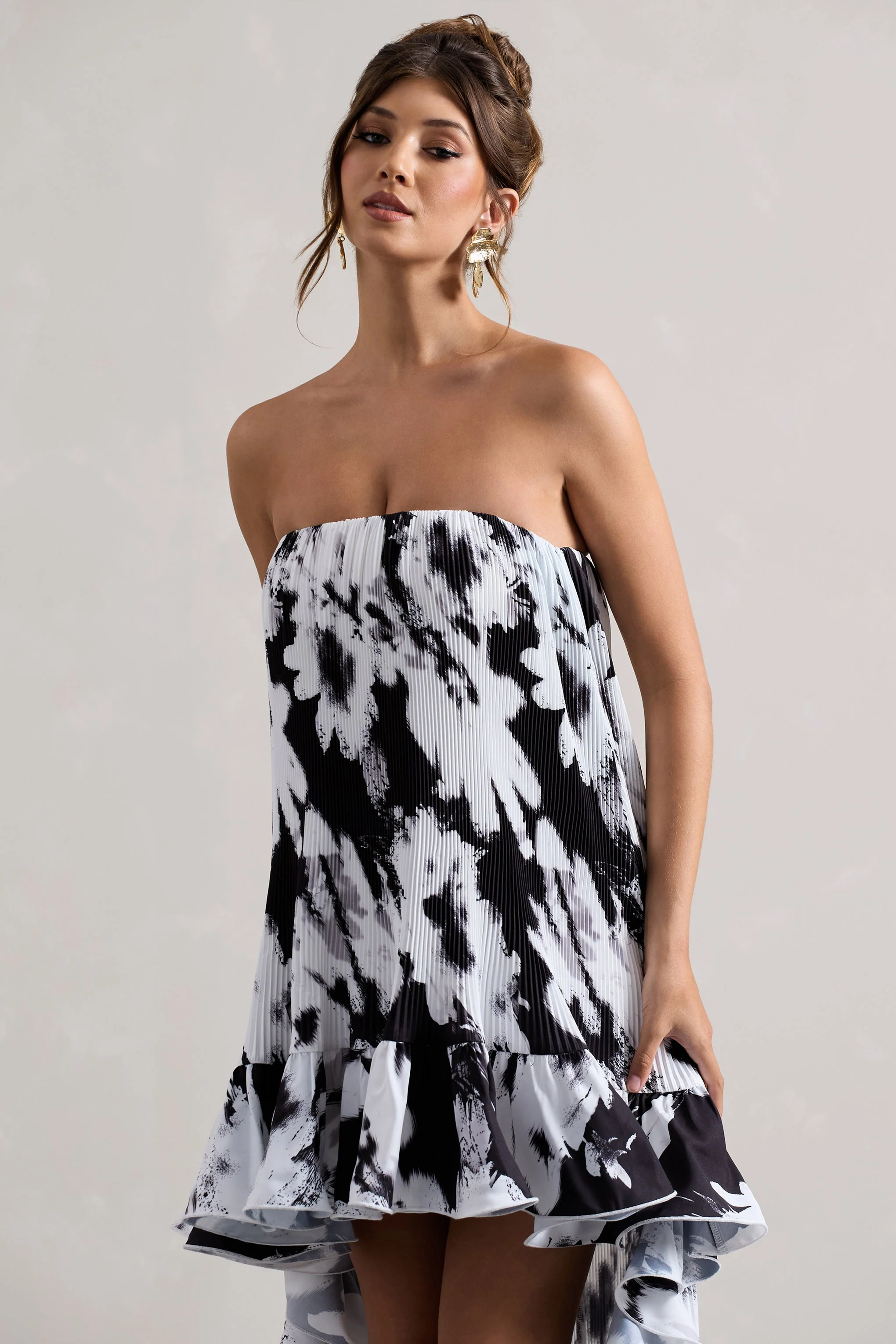 4491-whistler-monochrome-floral-chiffon-bandeau-high-low-ruffled-maxi-dress-1.webp