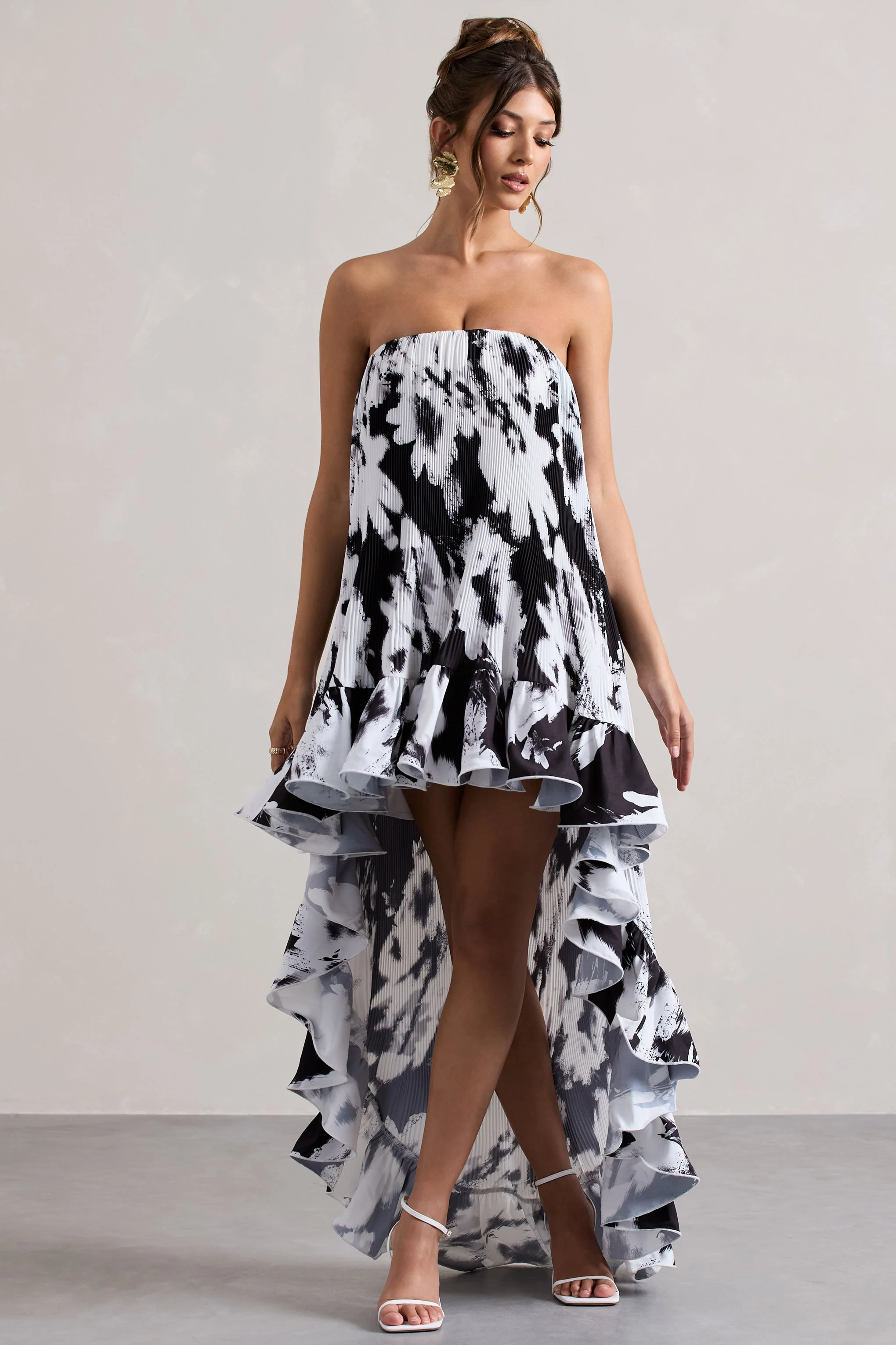 4491-whistler-monochrome-floral-chiffon-bandeau-high-low-ruffled-maxi-dress-1.webp