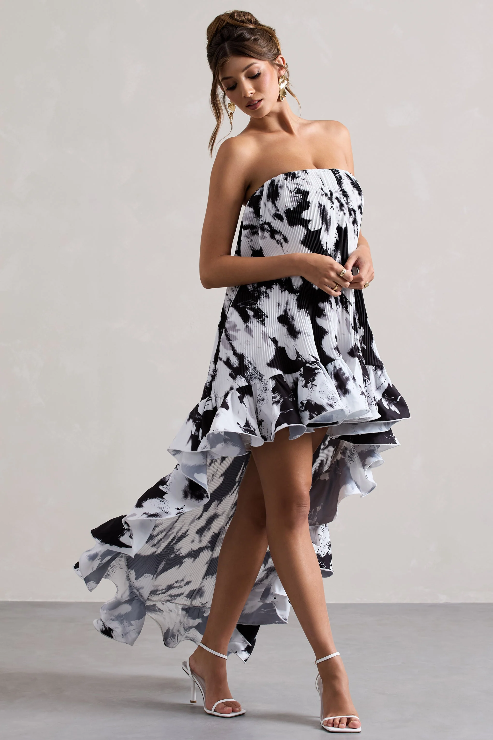 4491-whistler-monochrome-floral-chiffon-bandeau-high-low-ruffled-maxi-dress-1.webp