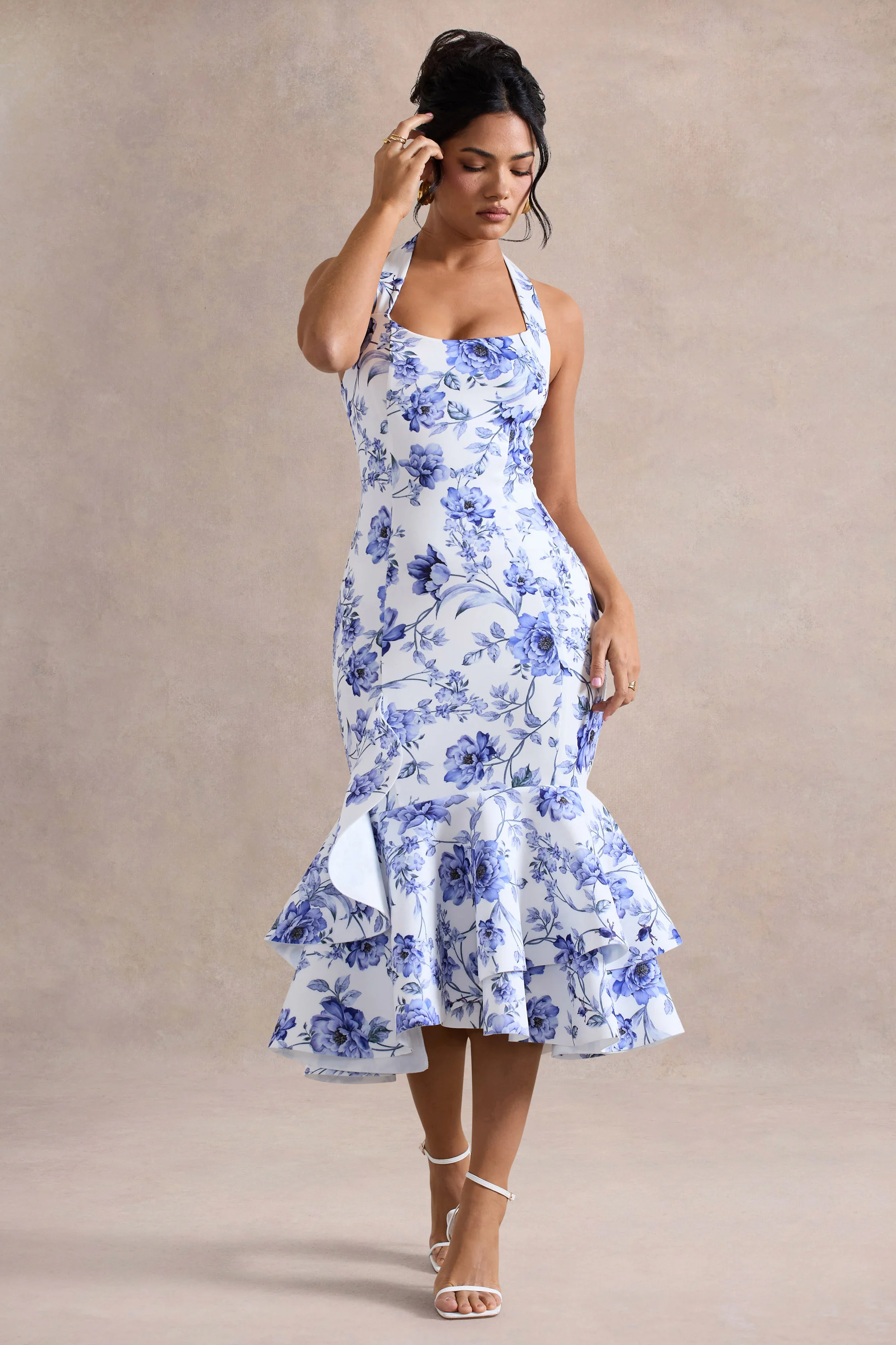 5305-arla-blue-floral-halter-neck-ruffle-trim-midi-dress-1.webp