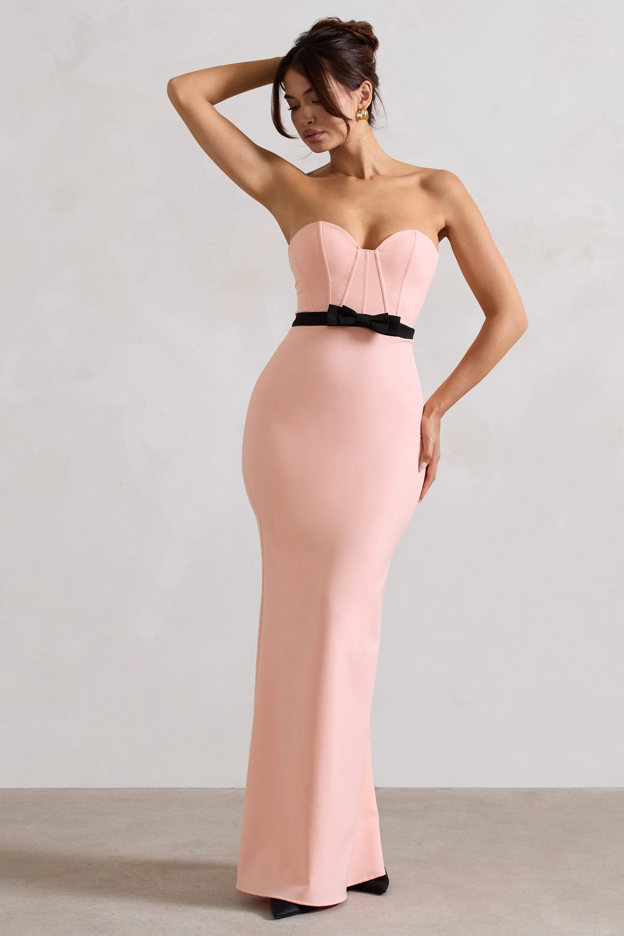 5417-albi-pink-structured-strapless-corset-maxi-dress-with-bow-1.webp