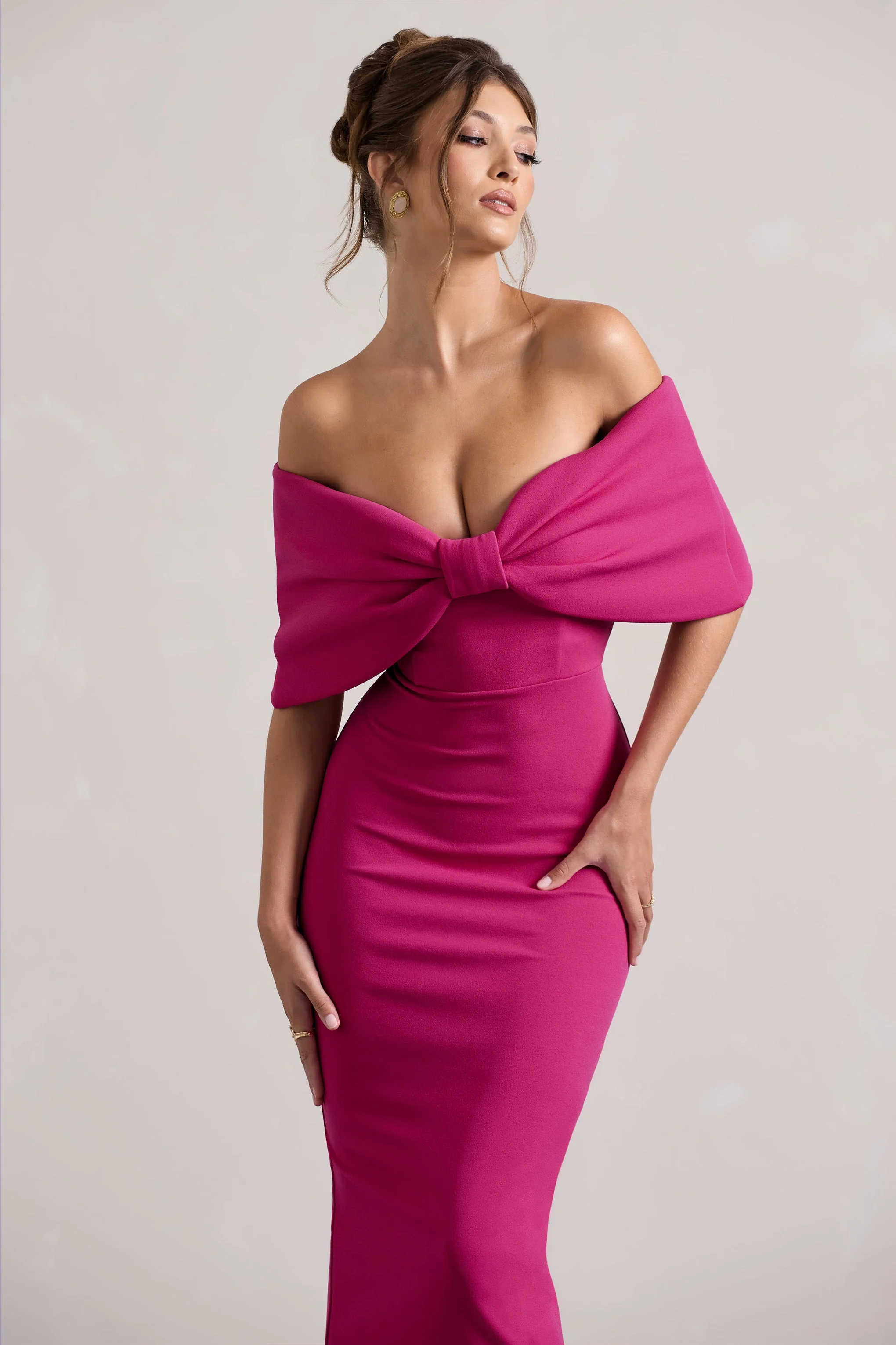 5501-cornelia-hot-pink-strapless-maxi-dress-with-oversized-bow-1.webp