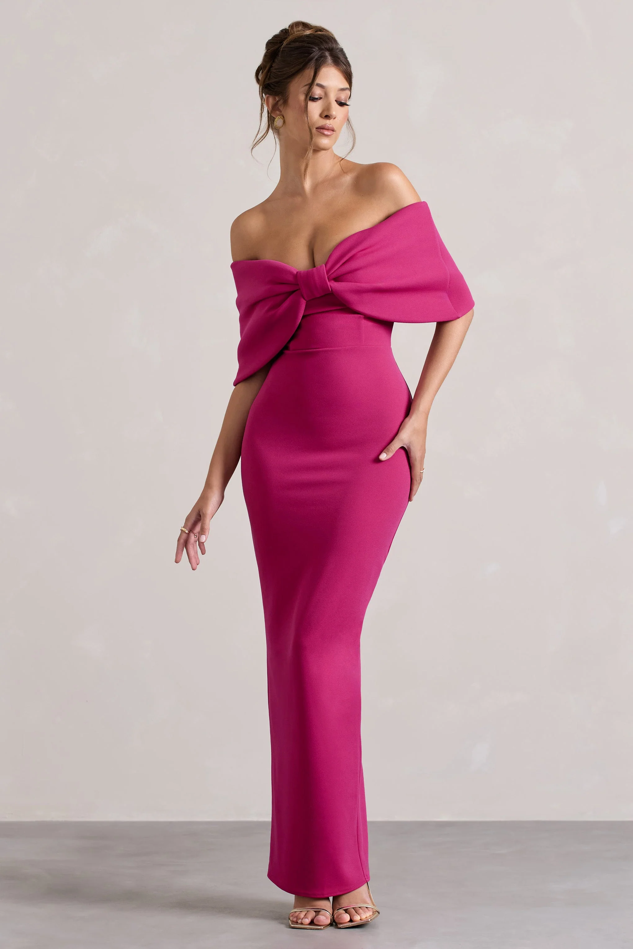 5501-cornelia-hot-pink-strapless-maxi-dress-with-oversized-bow-1.webp