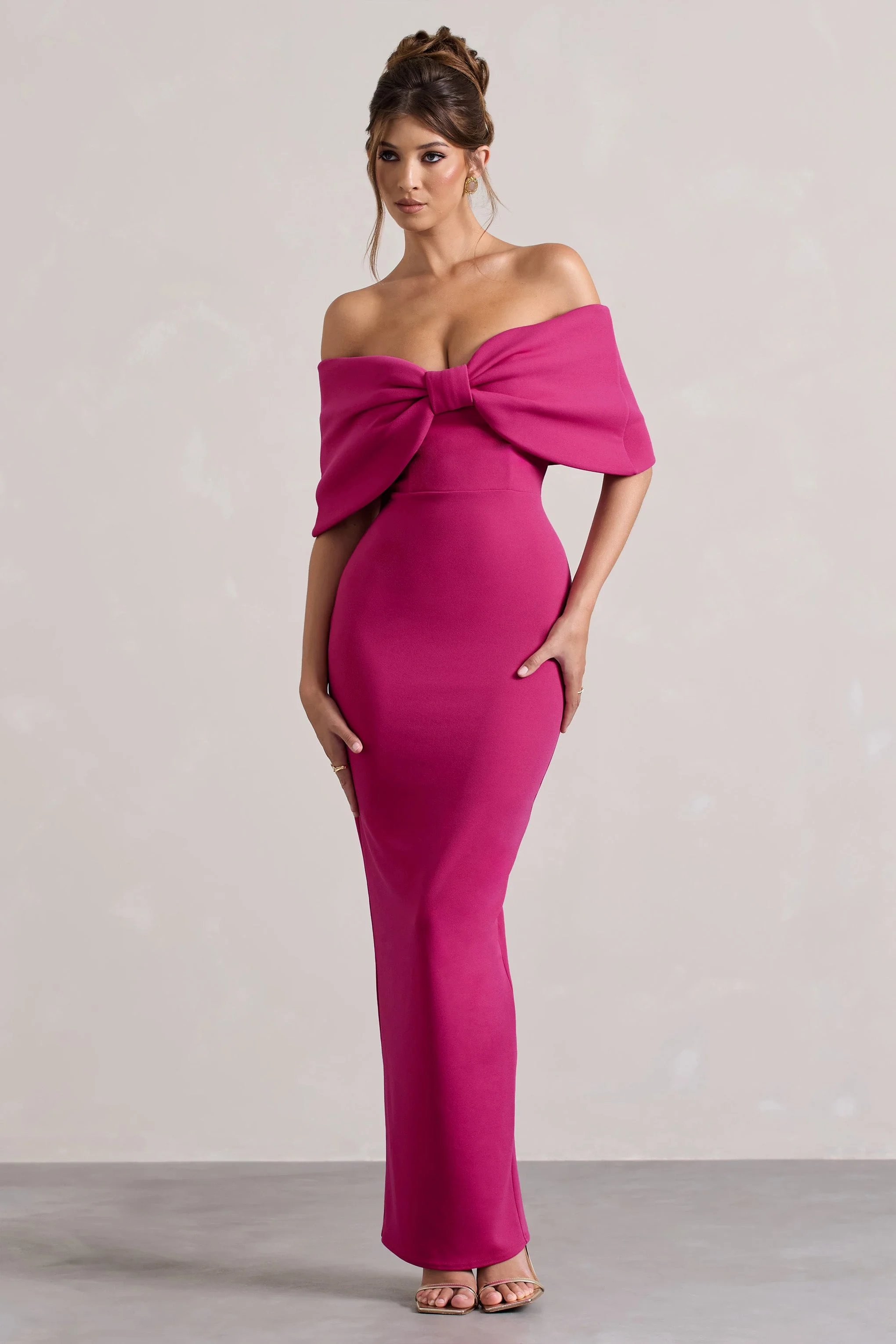 5501-cornelia-hot-pink-strapless-maxi-dress-with-oversized-bow-1.webp
