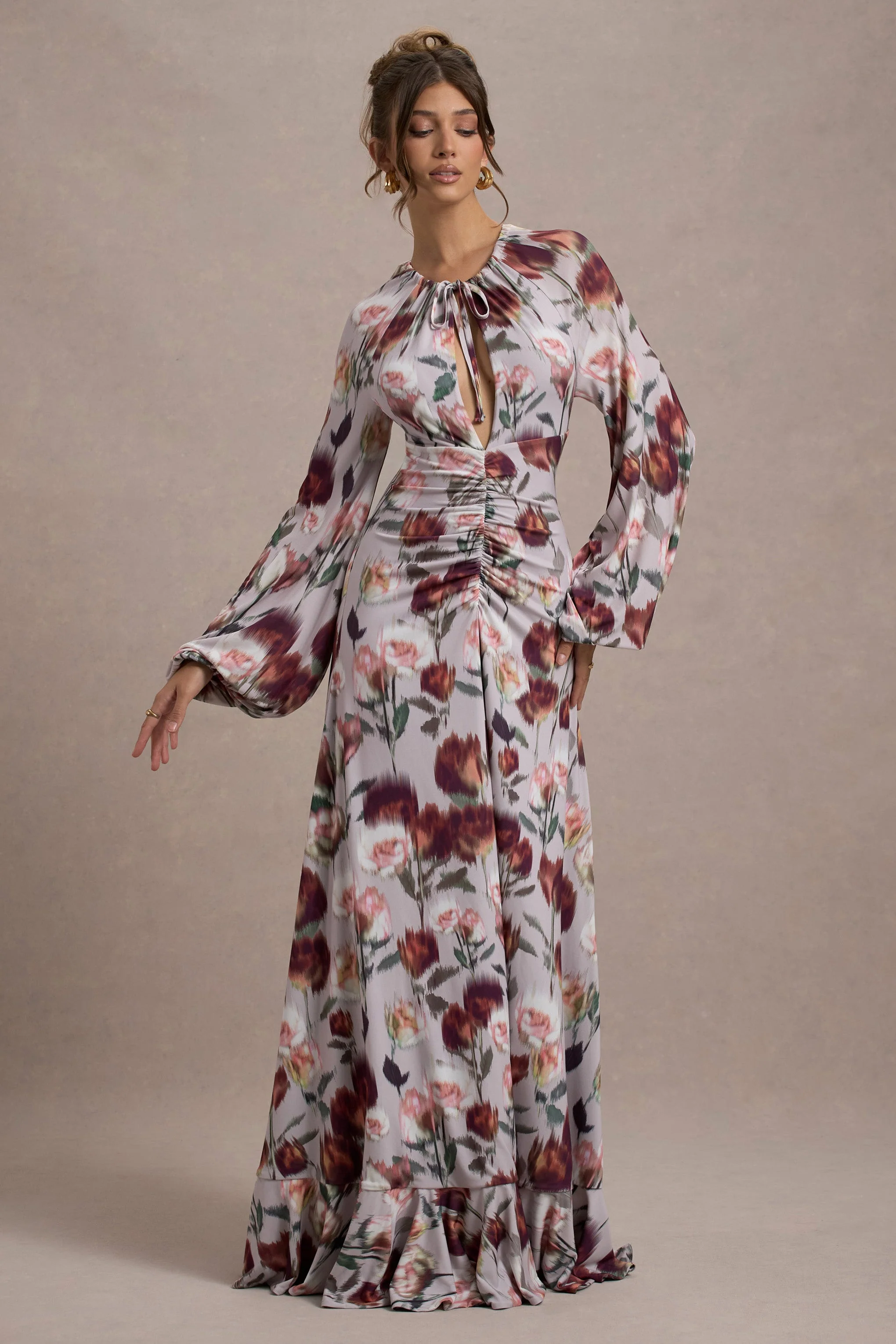 5943-althena-cream-floral-print-balloon-sleeve-maxi-dress-1.webp