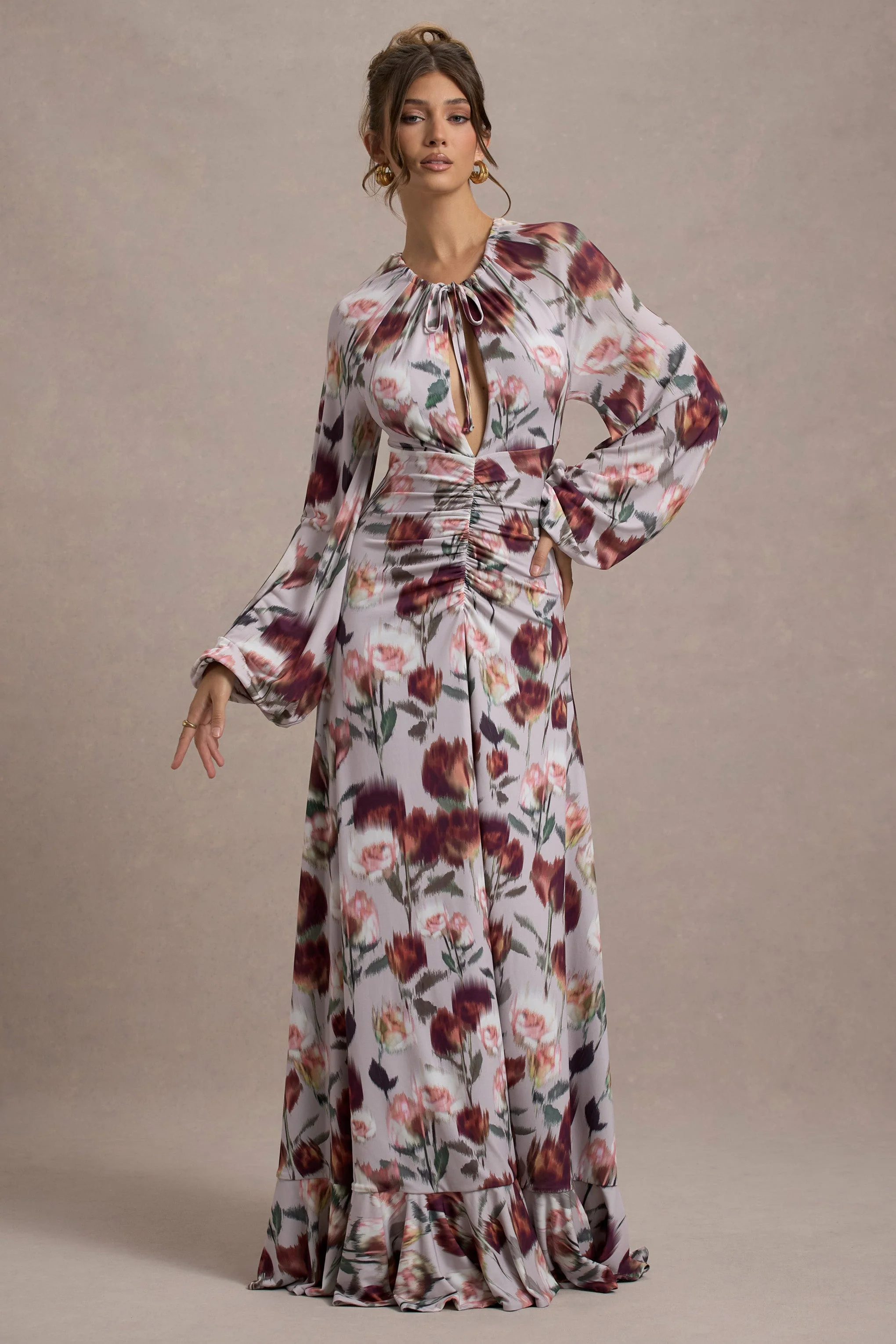 5943-althena-cream-floral-print-balloon-sleeve-maxi-dress-1.webp