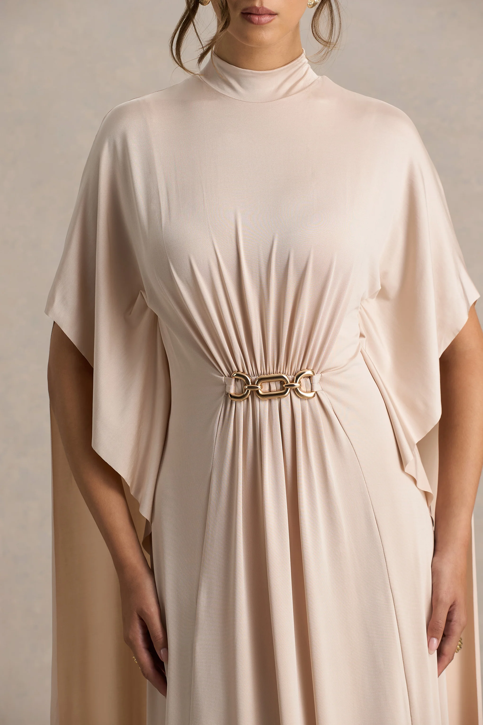 6294-olessia-champagne-belted-gathered-cape-sleeve-maxi-dress-1.webp