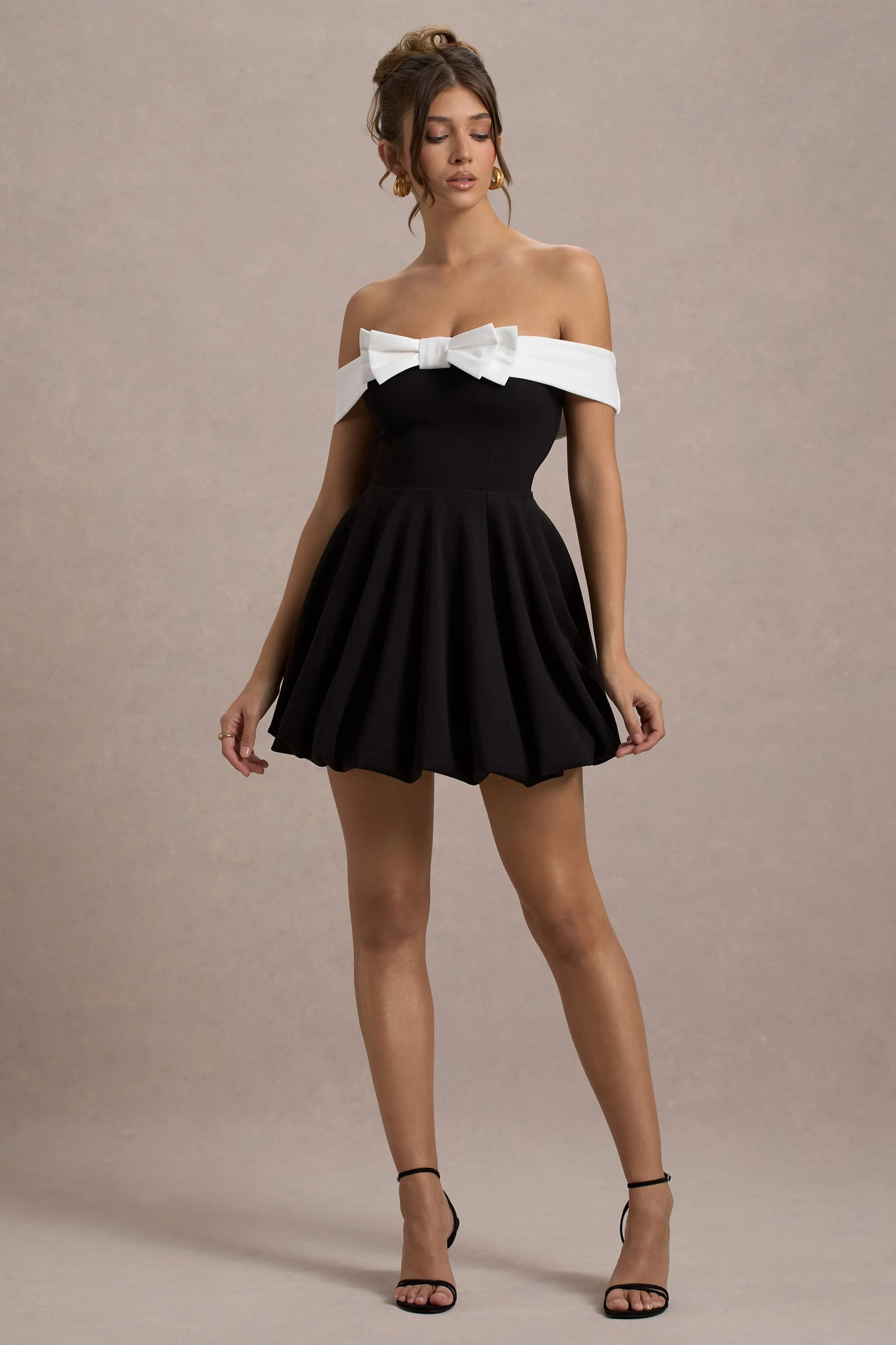 6440-minimoiselle-black-white-bow-bardot-mini-dress-with-puff-ball-skirt-1.webp