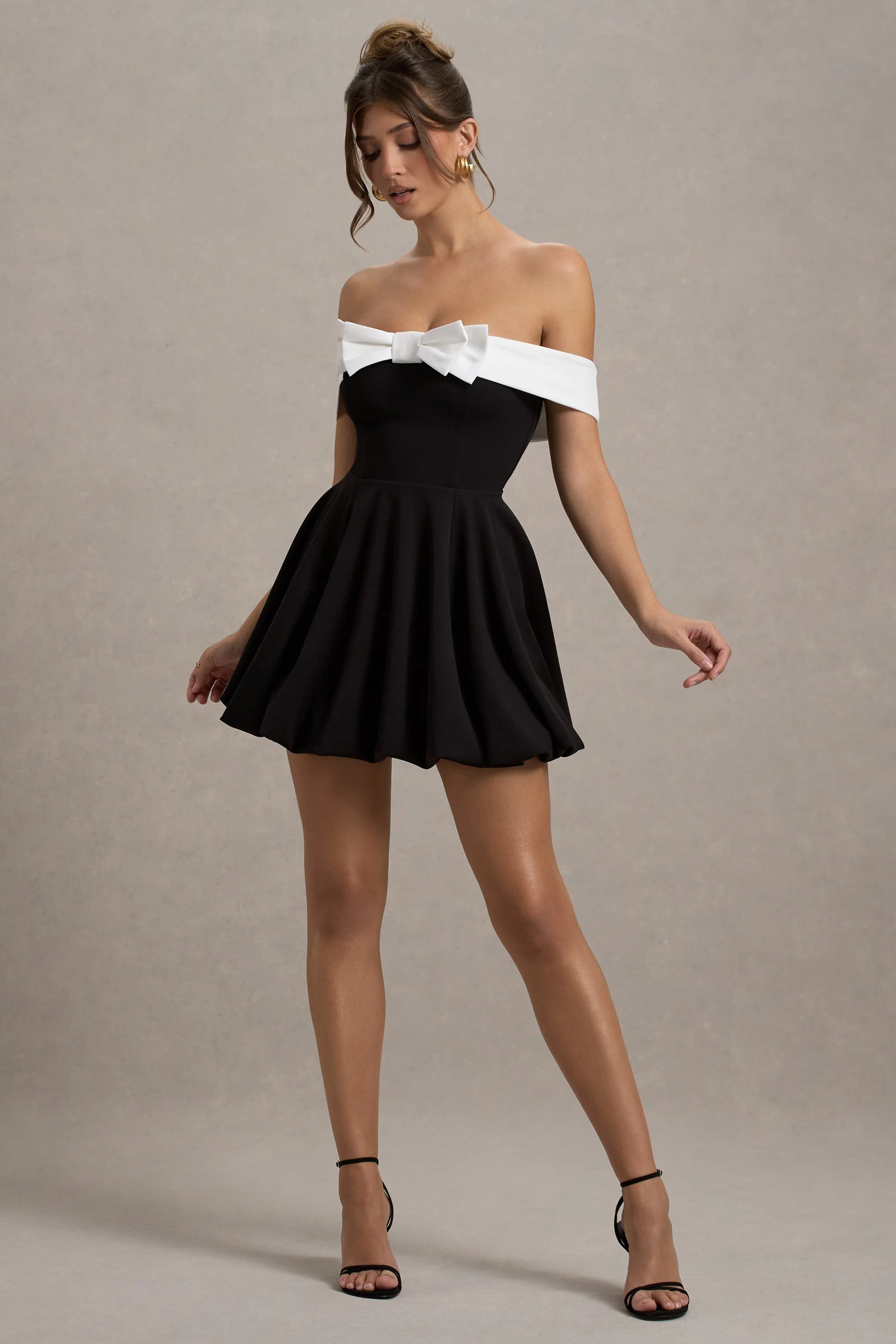 6440-minimoiselle-black-white-bow-bardot-mini-dress-with-puff-ball-skirt-1.webp