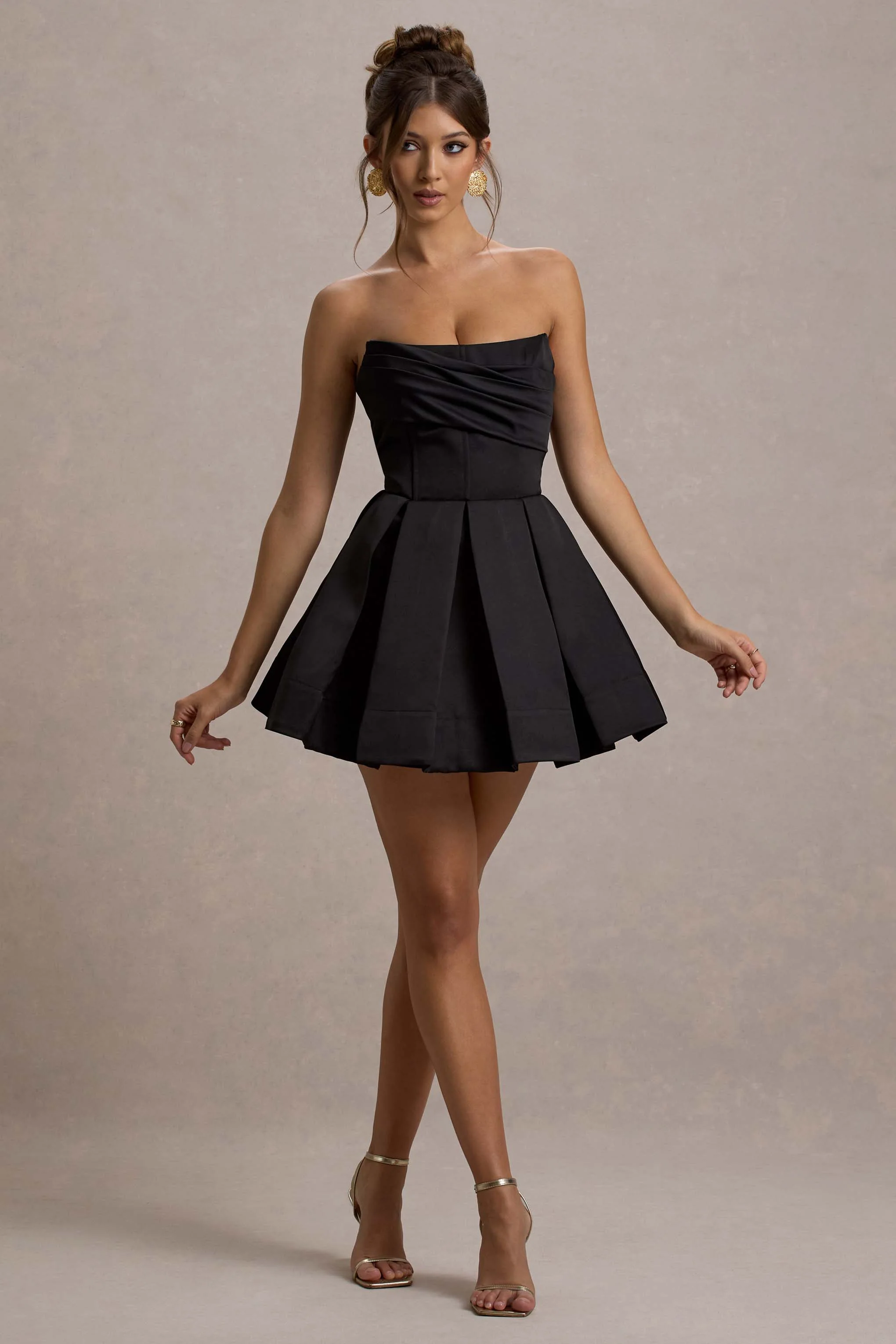 6867-saira-black-satin-strapless-skater-mini-dress-1.webp