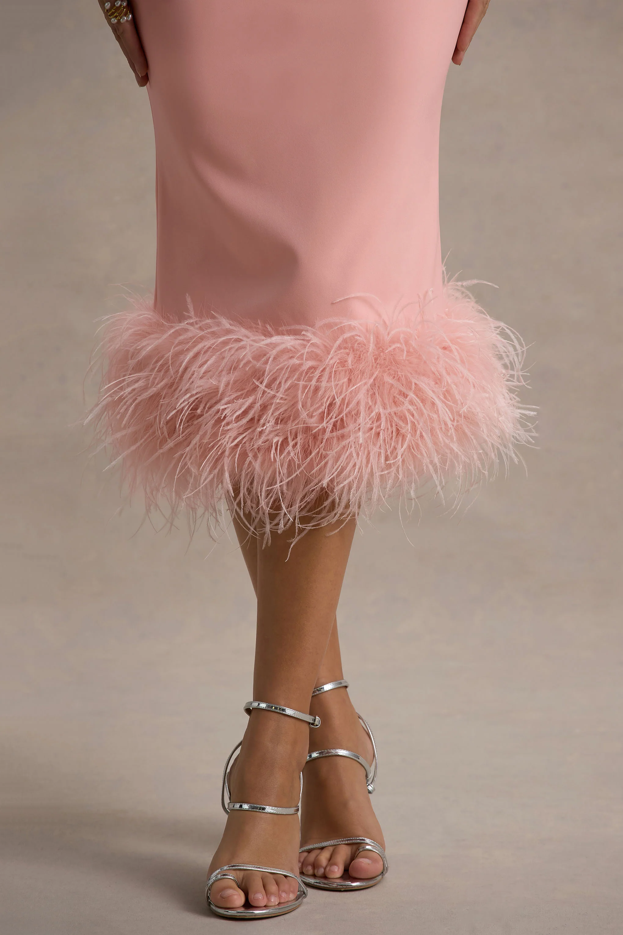 6902-titania-pink-twist-neck-feather-hem-midi-dress-1.webp