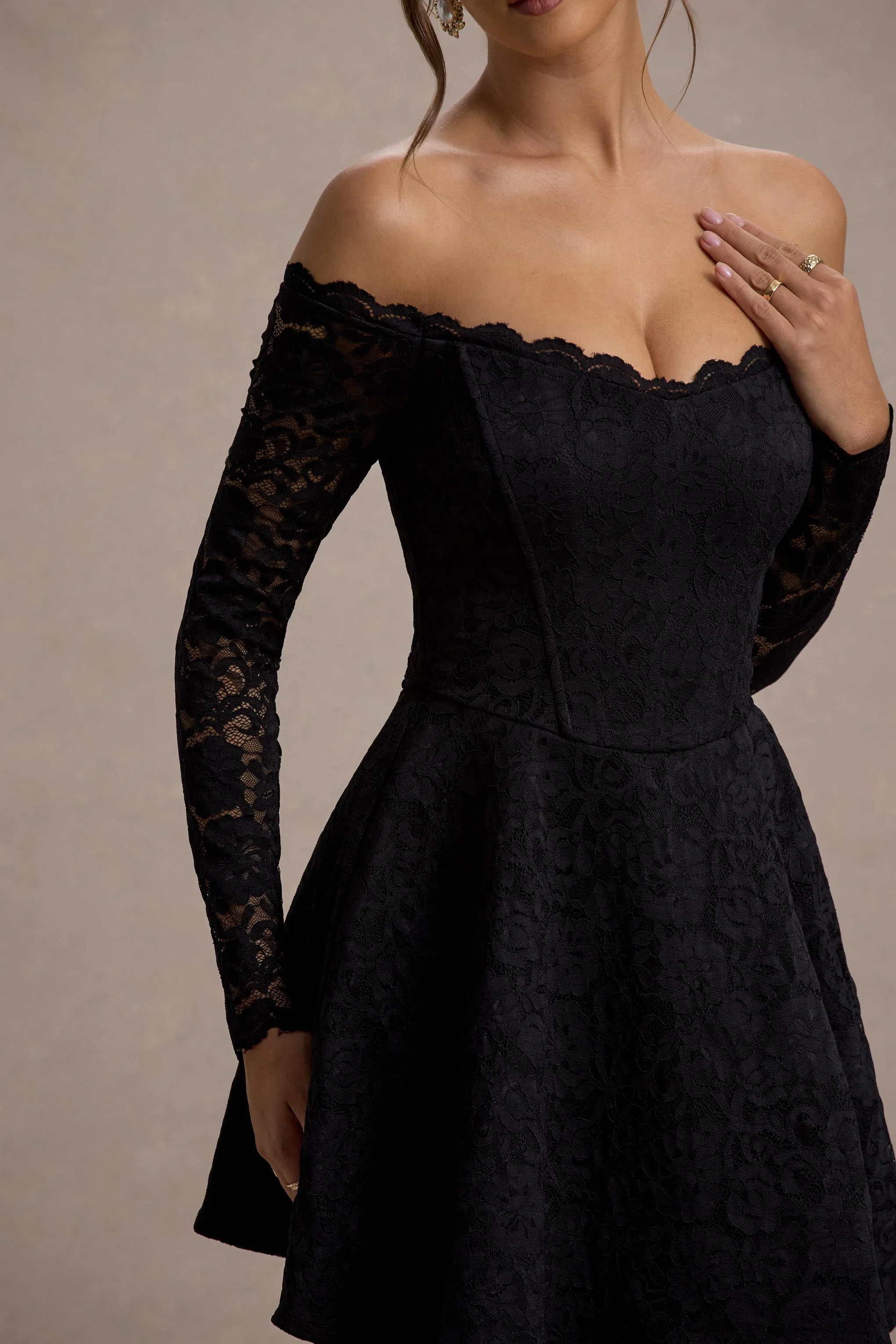 7063-alliste-black-lace-bardot-mini-dress-1.webp