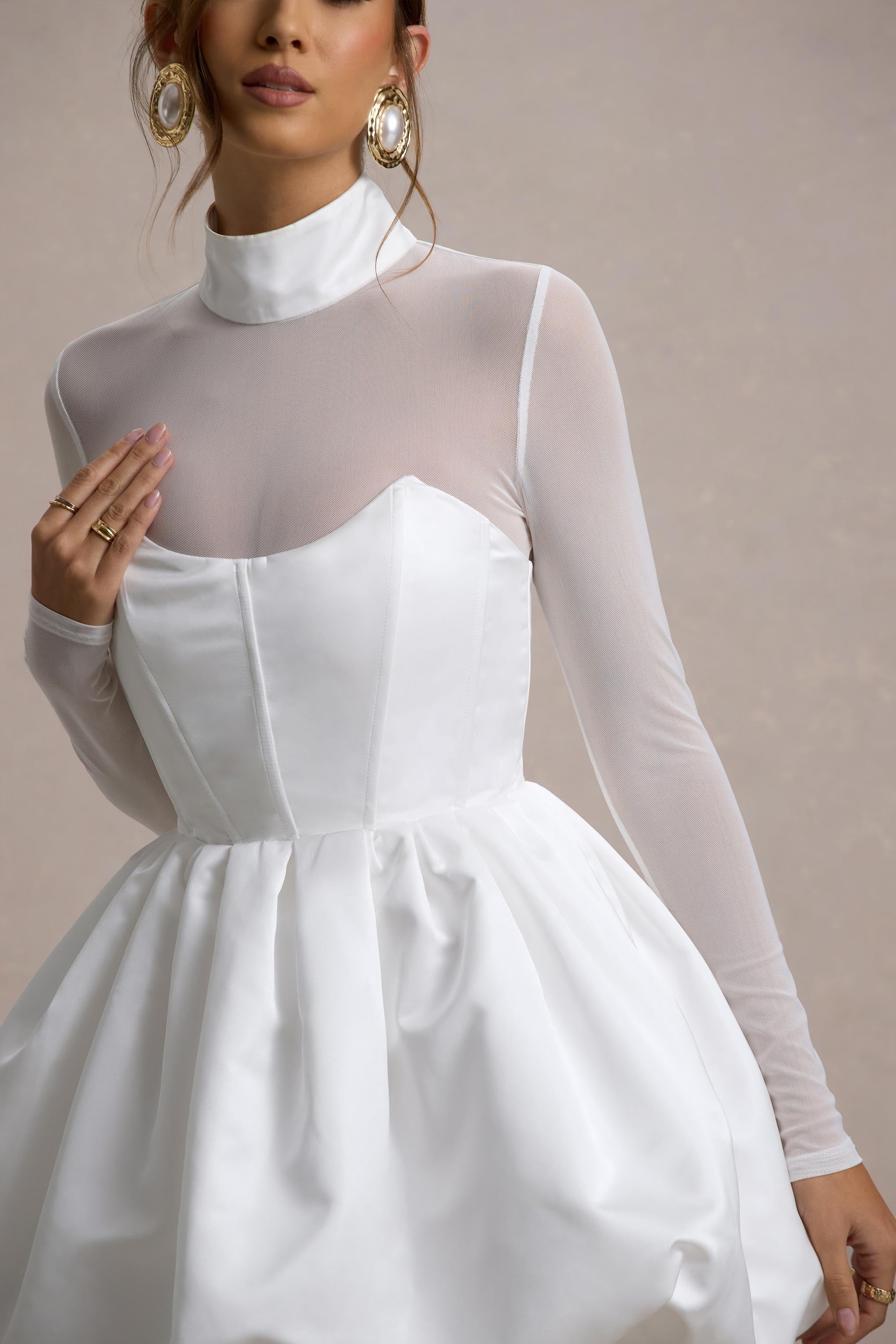 7154-tinkerbell-white-satin-long-sleeve-puffball-mini-dress-1.webp