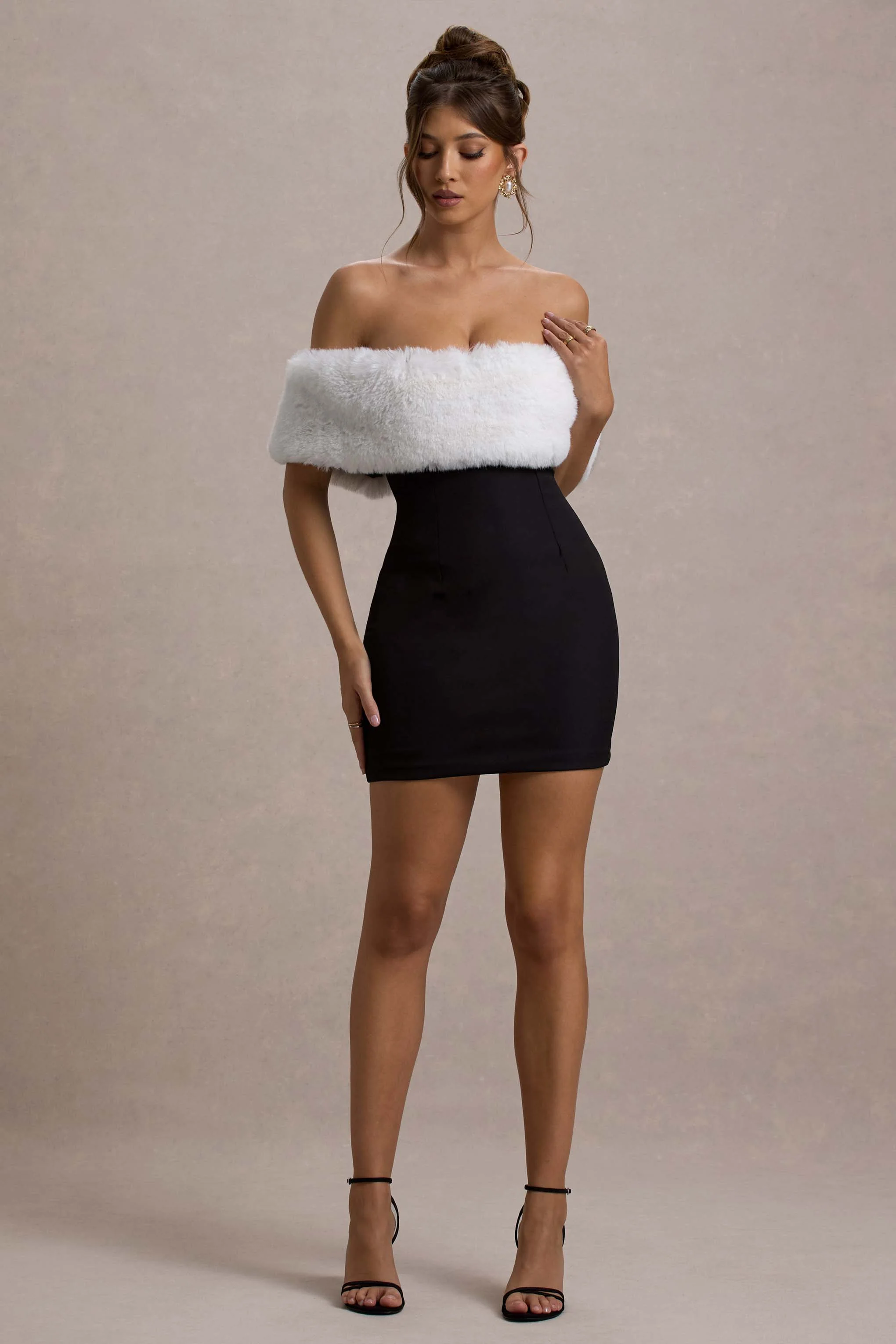 7479-little-luxe-black-bardot-mini-dress-with-white-fur-trim-1.webp
