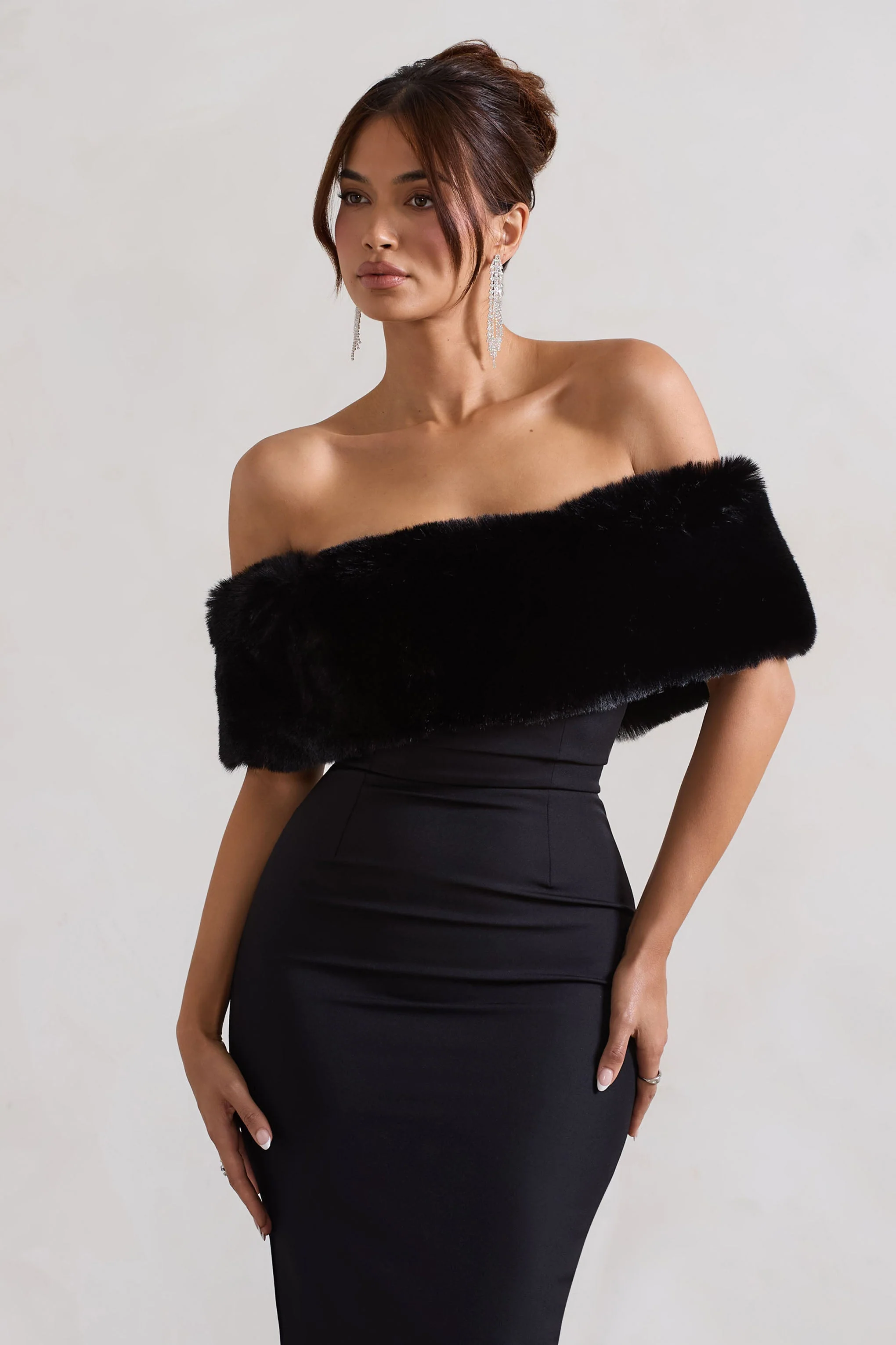 7712-zia-black-bardot-midi-dress-with-fur-trim-1.webp