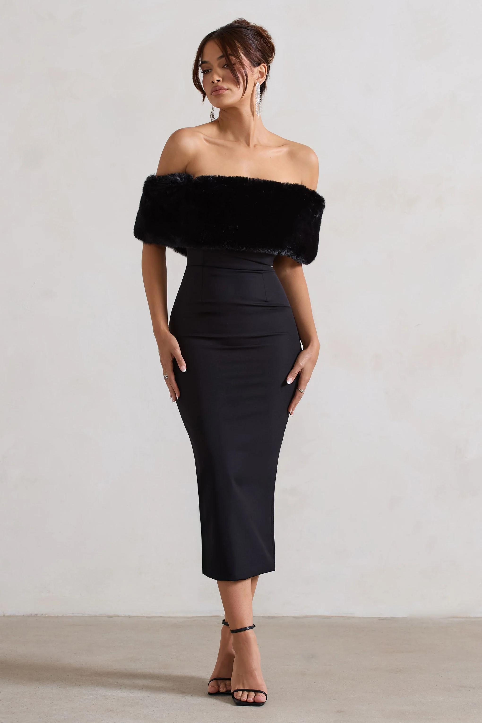 7712-zia-black-bardot-midi-dress-with-fur-trim-1.webp
