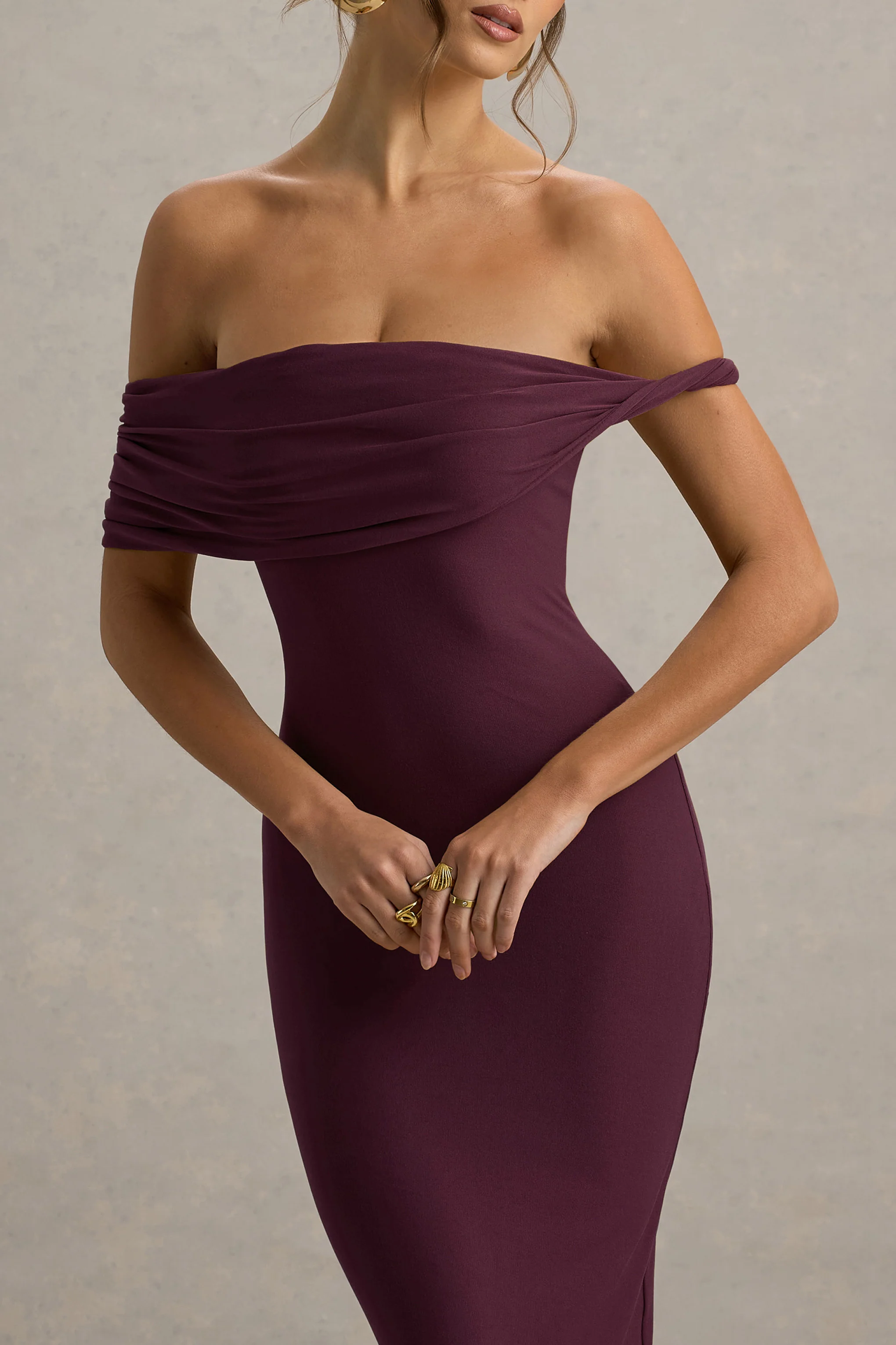 8648-melika-burgundy-twisted-bardot-maxi-dress-1.webp