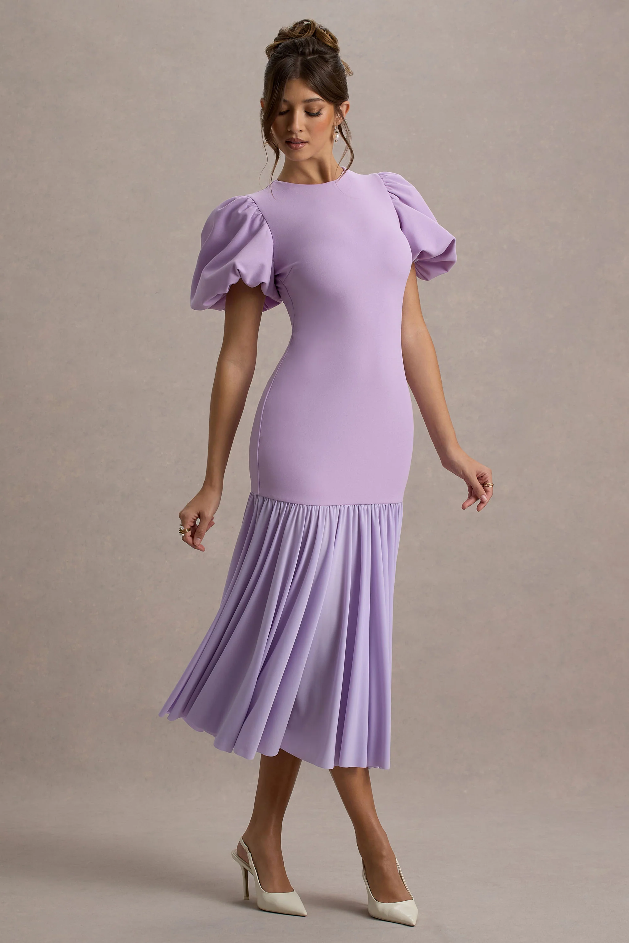 8920-cinzia-lilac-puff-sleeve-volume-hem-midi-dress-1.webp
