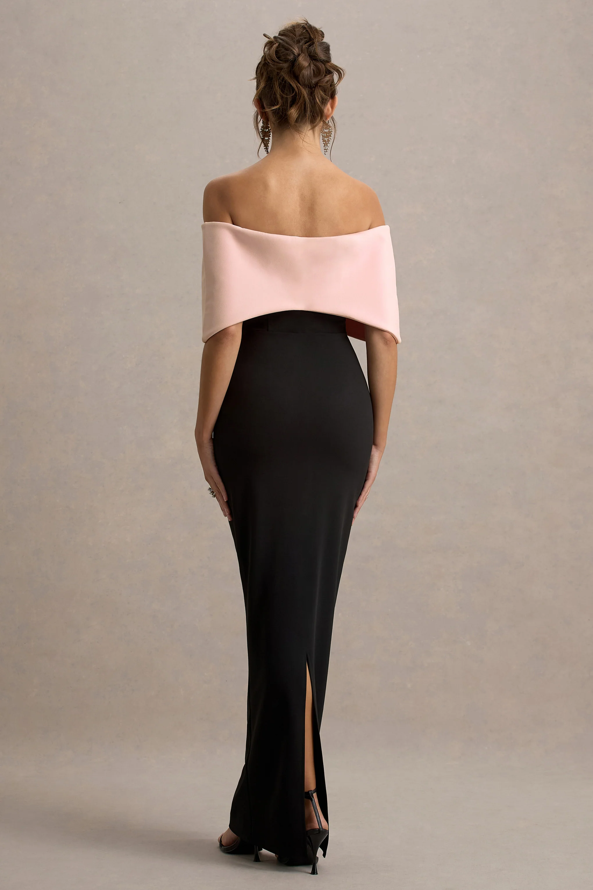 9003-cornelia-pink-black-strapless-maxi-dress-with-oversized-bow-1.webp
