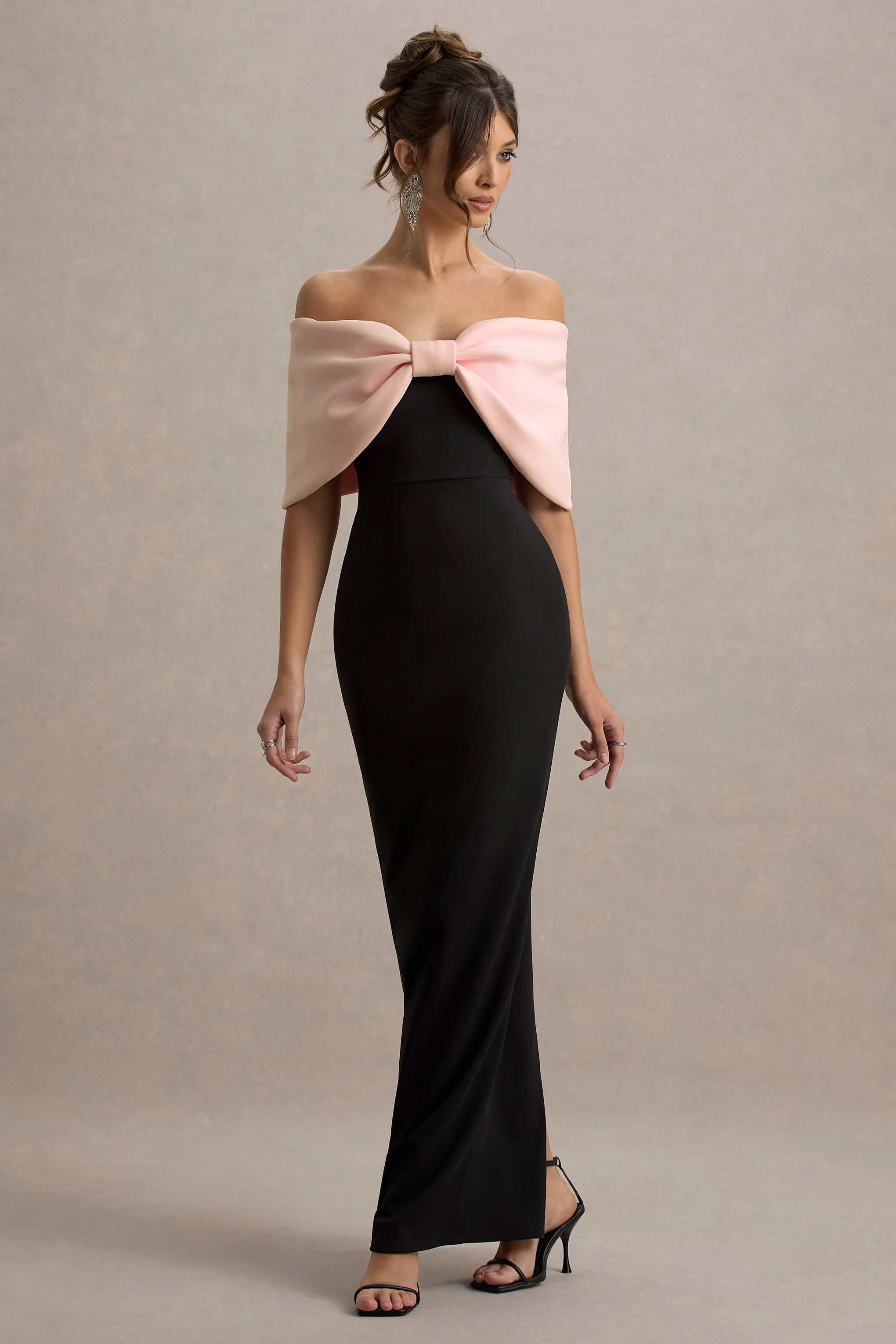 9003-cornelia-pink-black-strapless-maxi-dress-with-oversized-bow-1.webp