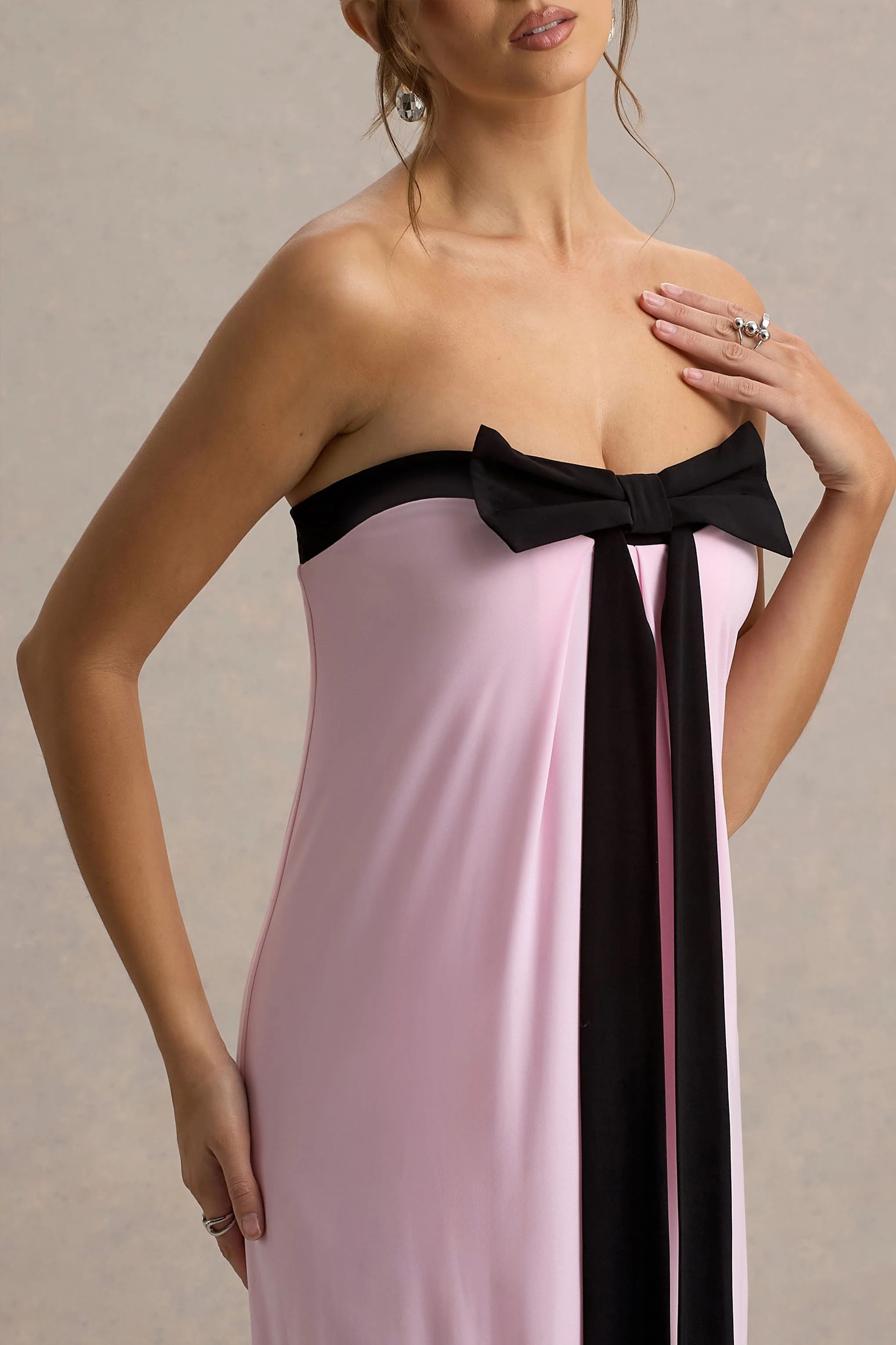 9017-mckenna-pink-strapless-maxi-dress-with-black-bow-1.webp
