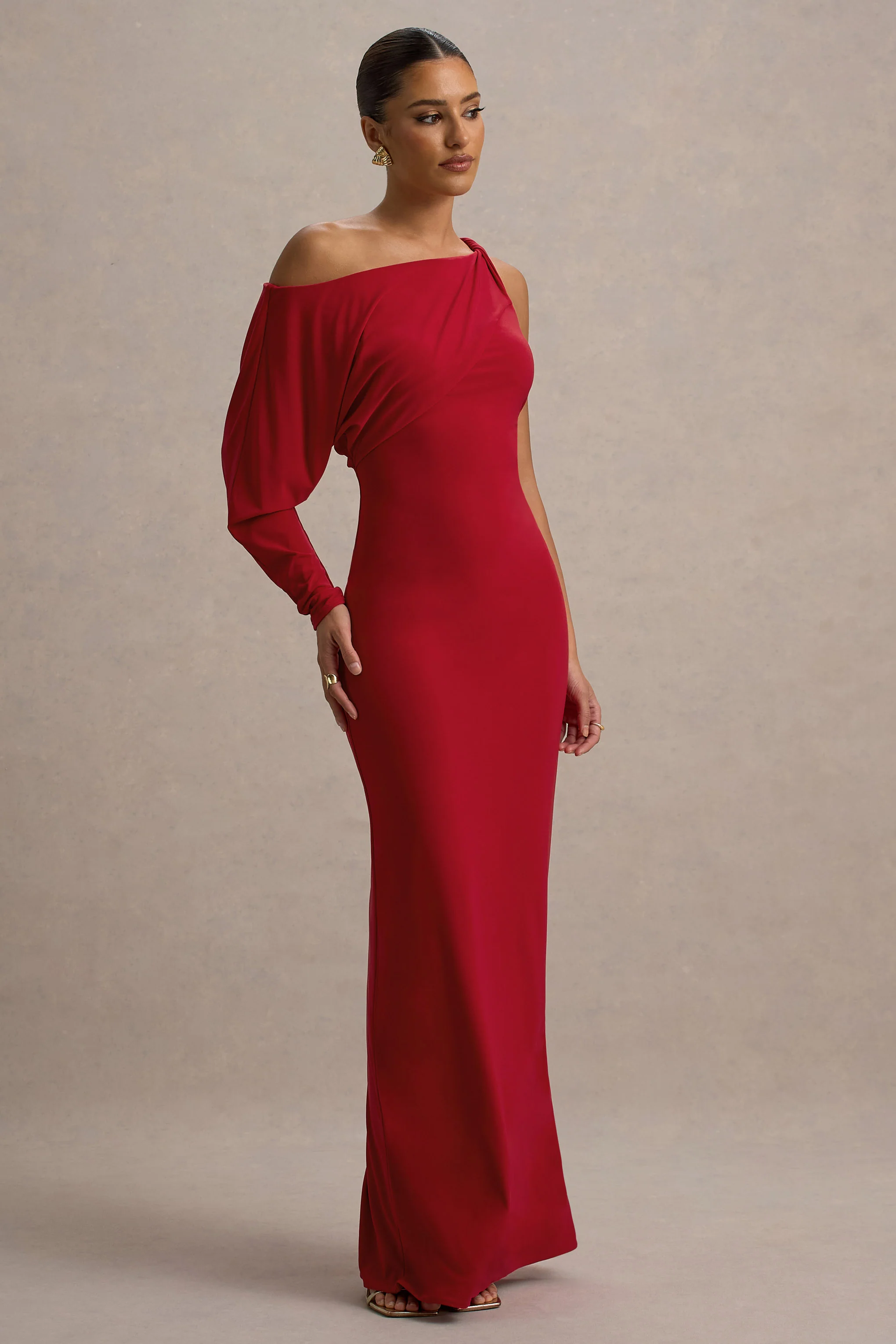 9374-floria-red-draped-one-sleeve-maxi-dress-1.webp