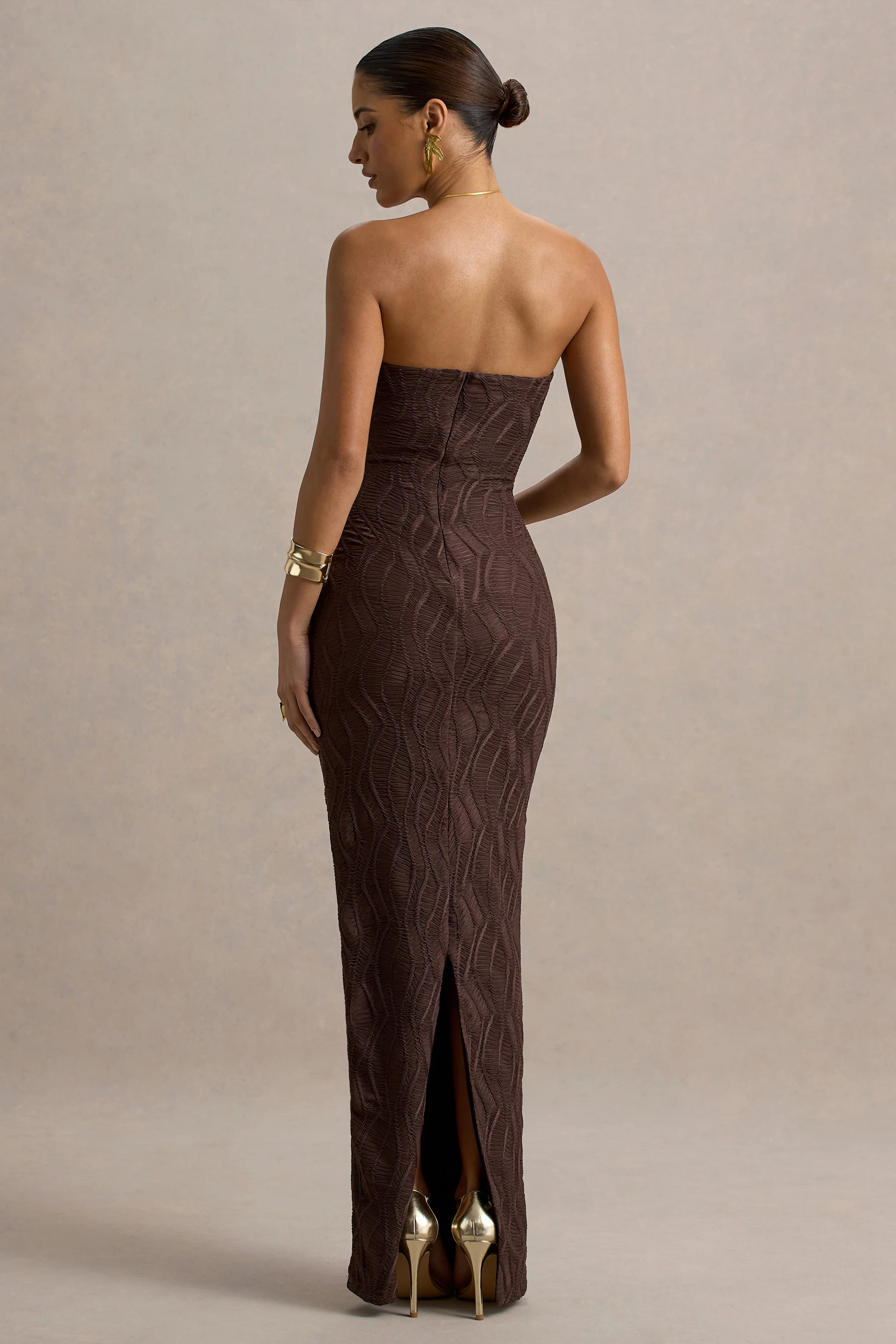 9637-lorela-brown-bodycon-bandeau-maxi-dress-1.webp