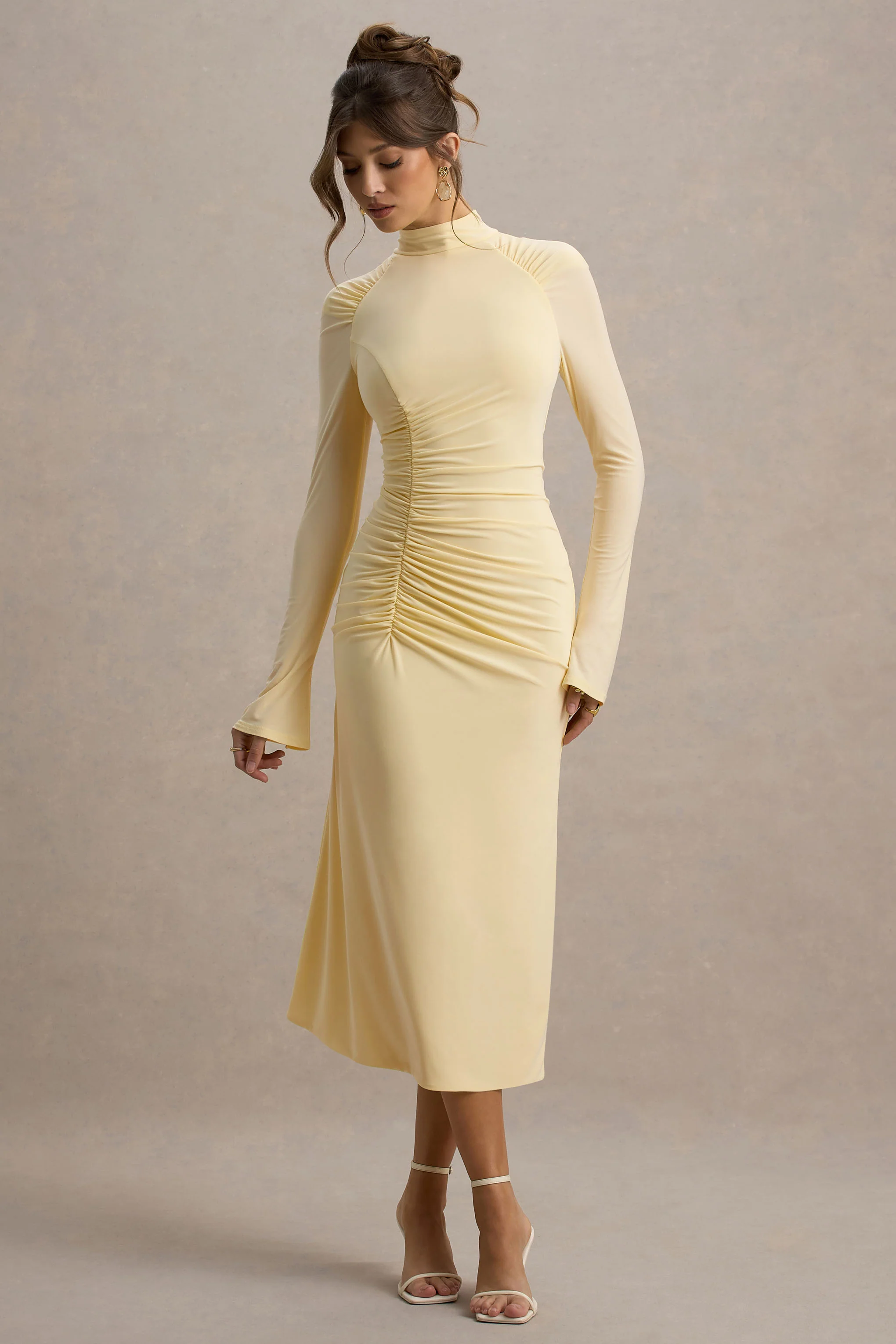 9754-cassandra-pale-lemon-high-neck-long-sleeve-midi-dress-1.webp